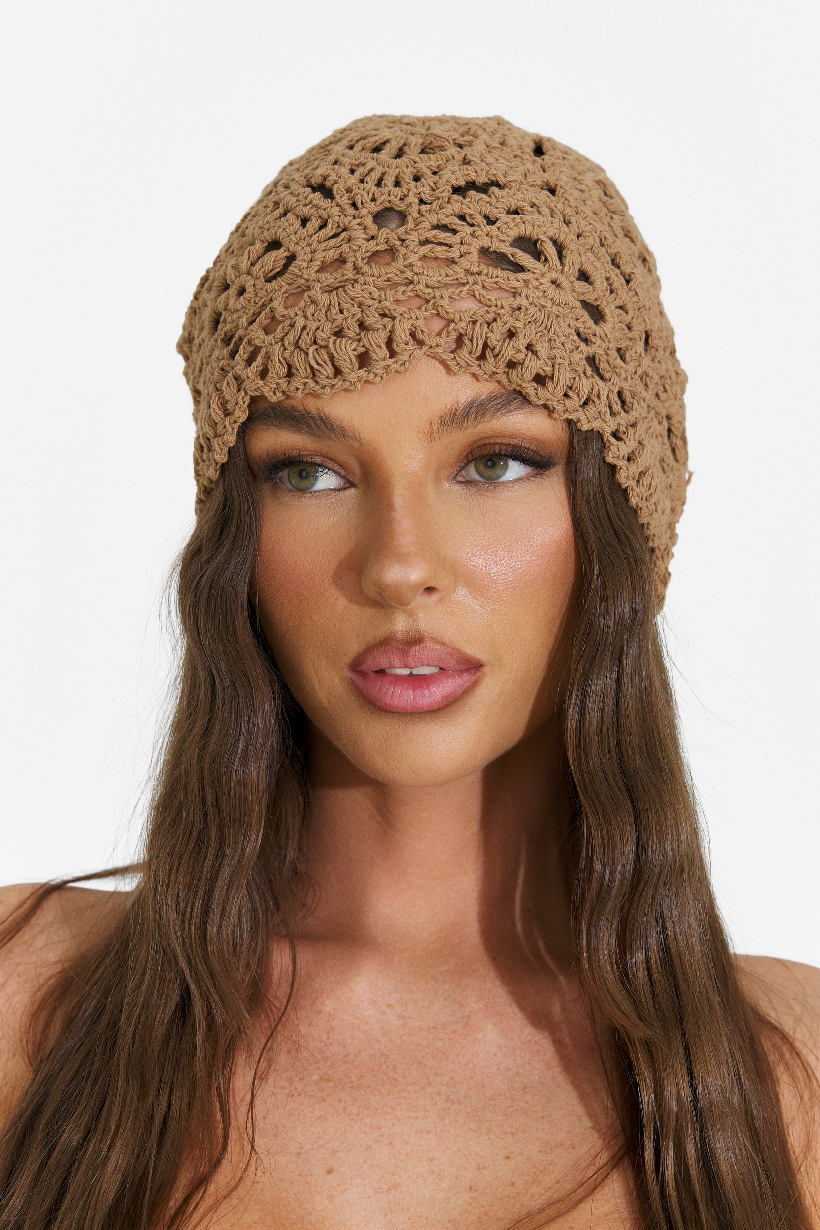 Women's head accessory brown Senis Bogas