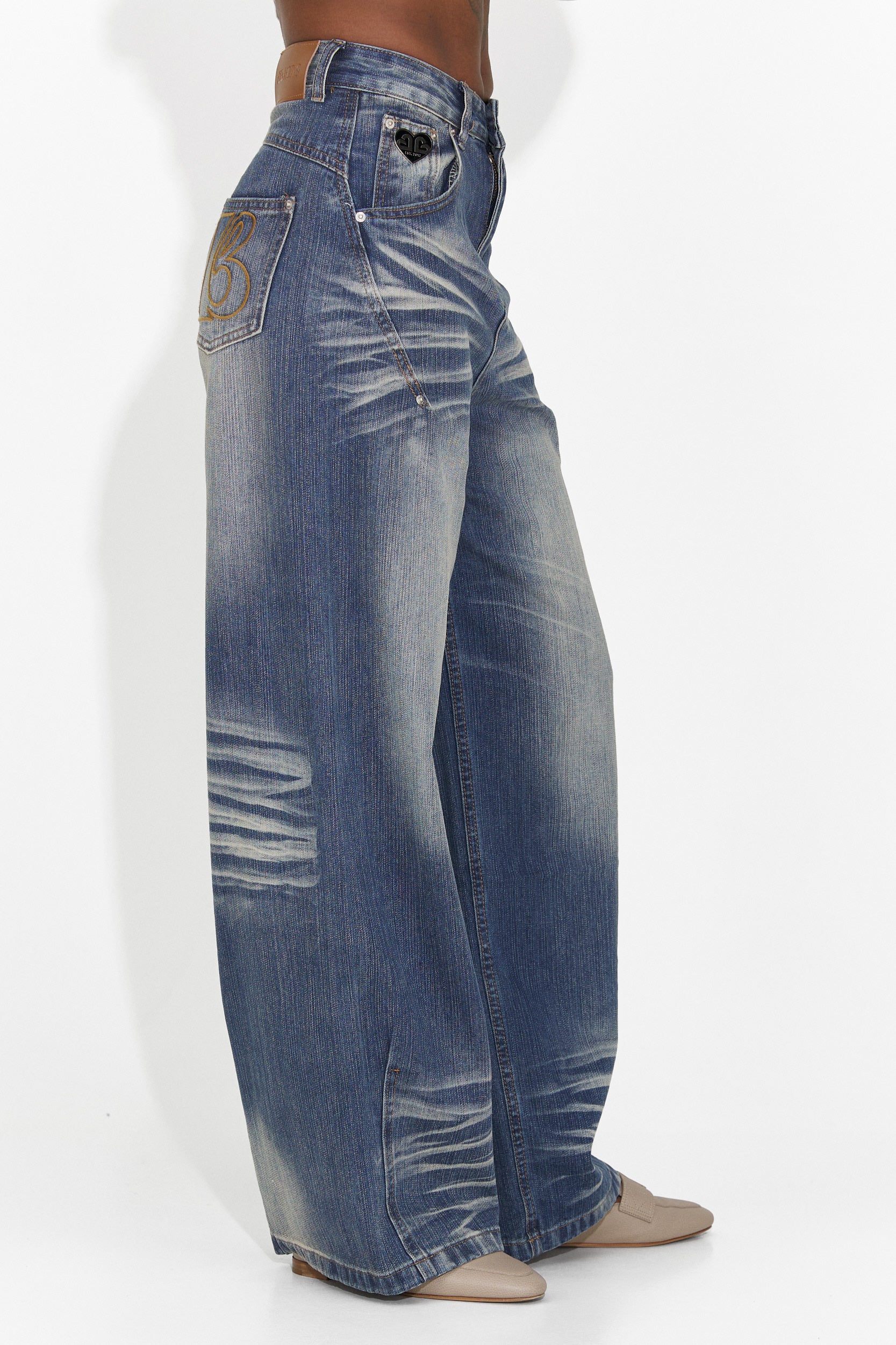 Aretha Bogas Casual Blue Women's Jeans
