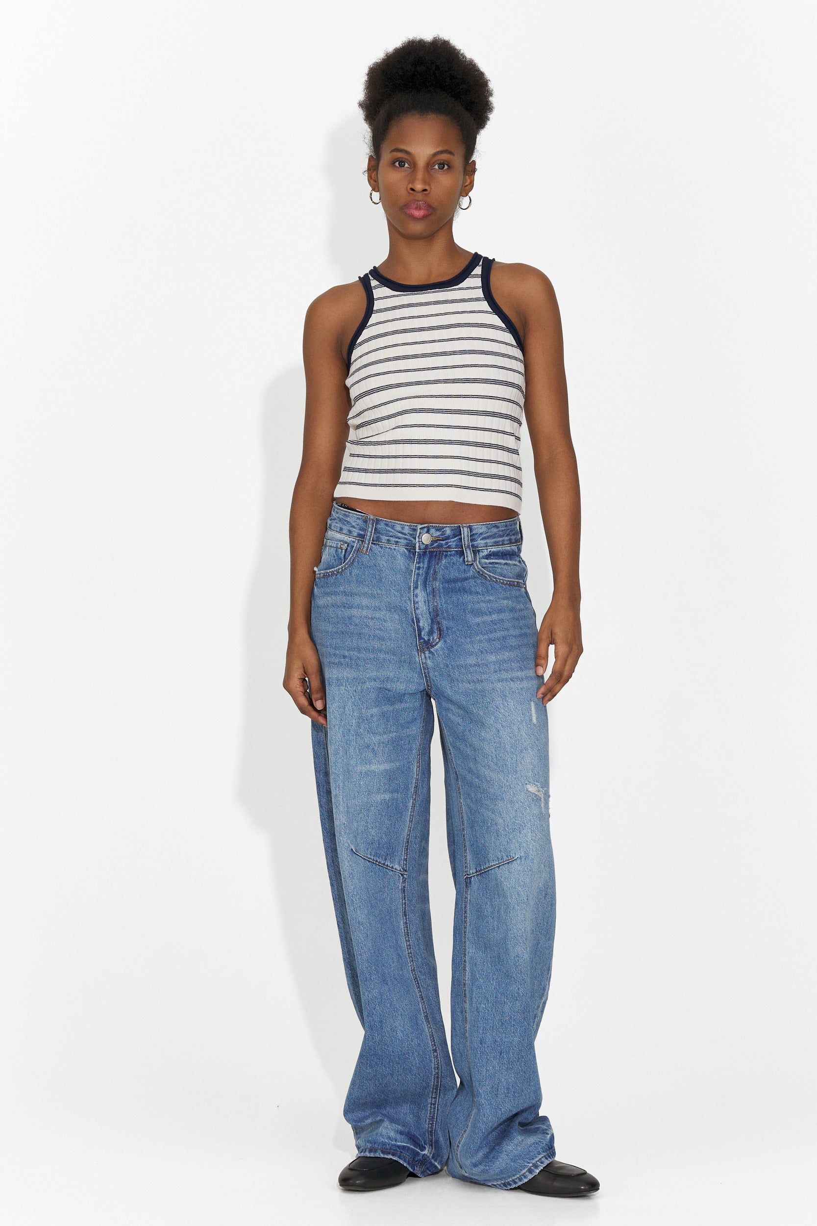 Vaqueros casuales de mujer azul Hanina Bogas