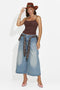 Jeans casuales azules para mujer Ozanias Bogas