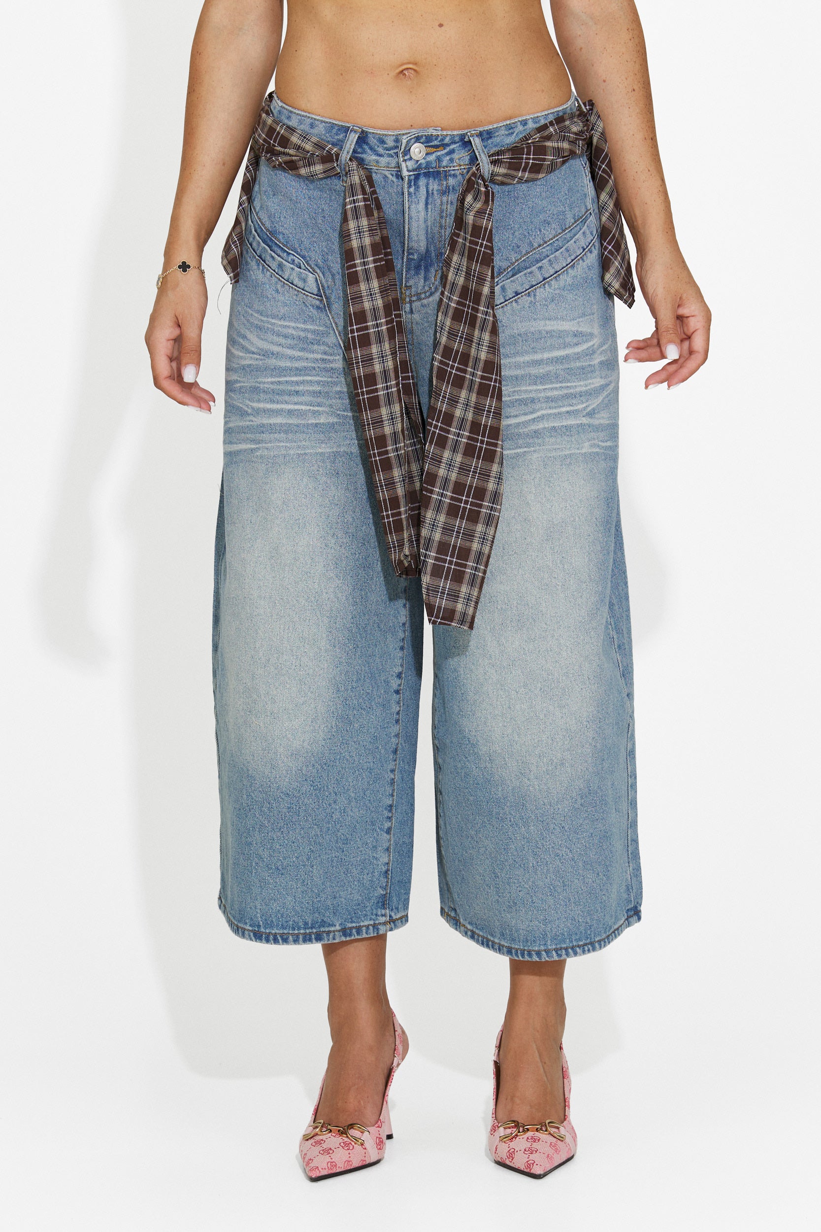 Jeans casuales azules para mujer Ozanias Bogas