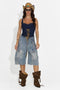 Jeans de mujer casuales azules Teolia Bogas