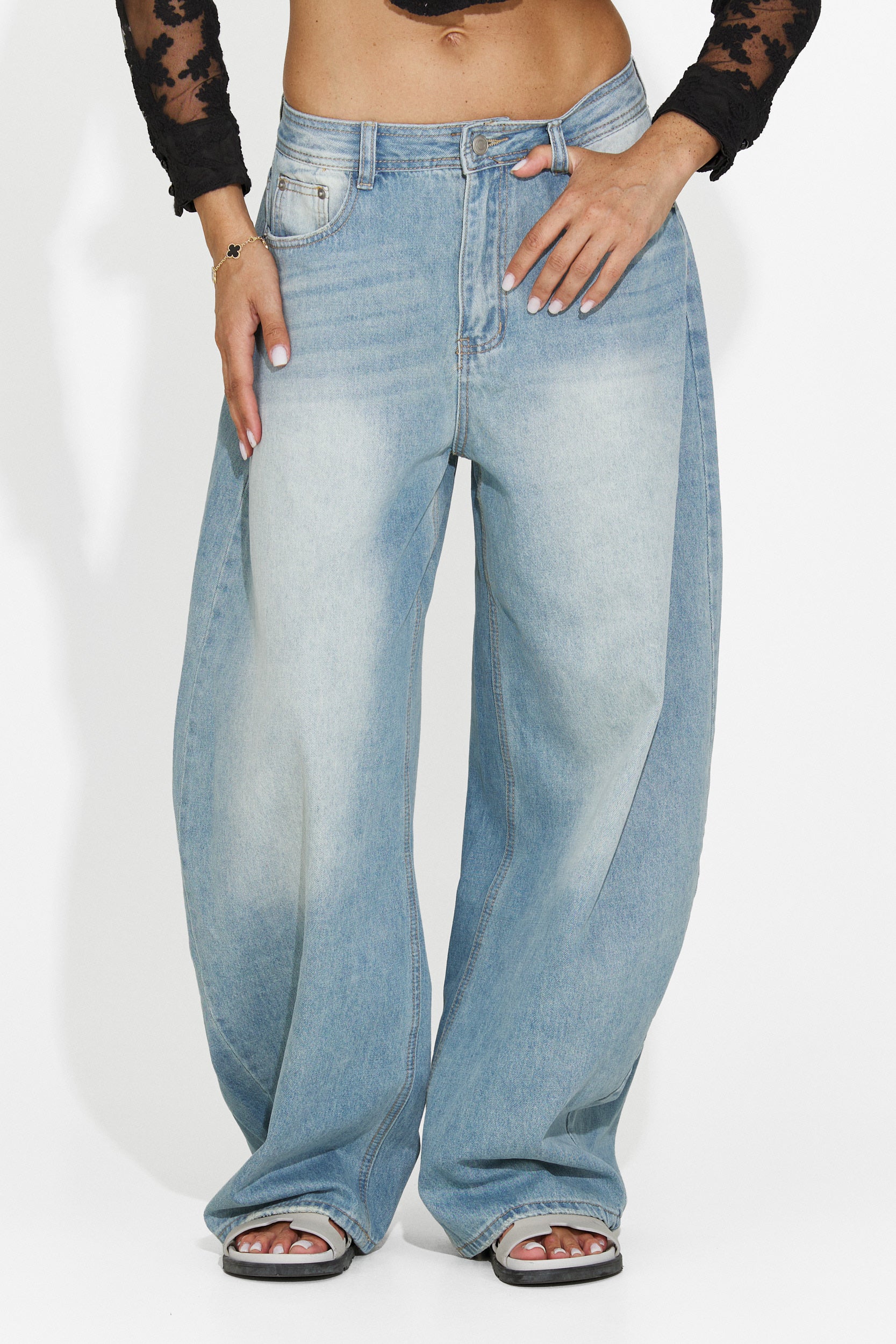 Jean décontracté bleu pour femme Tolida Bogas