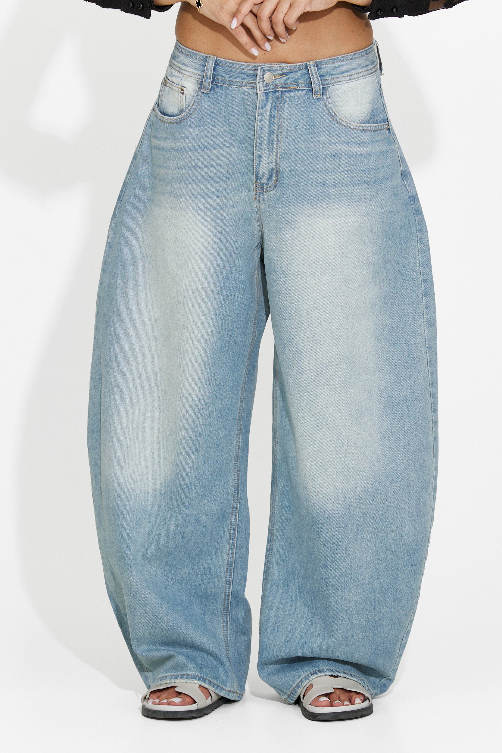 Jean décontracté bleu pour femme Tolida Bogas