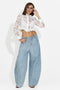 Jeans casuales azules para mujer Valiama Bogas