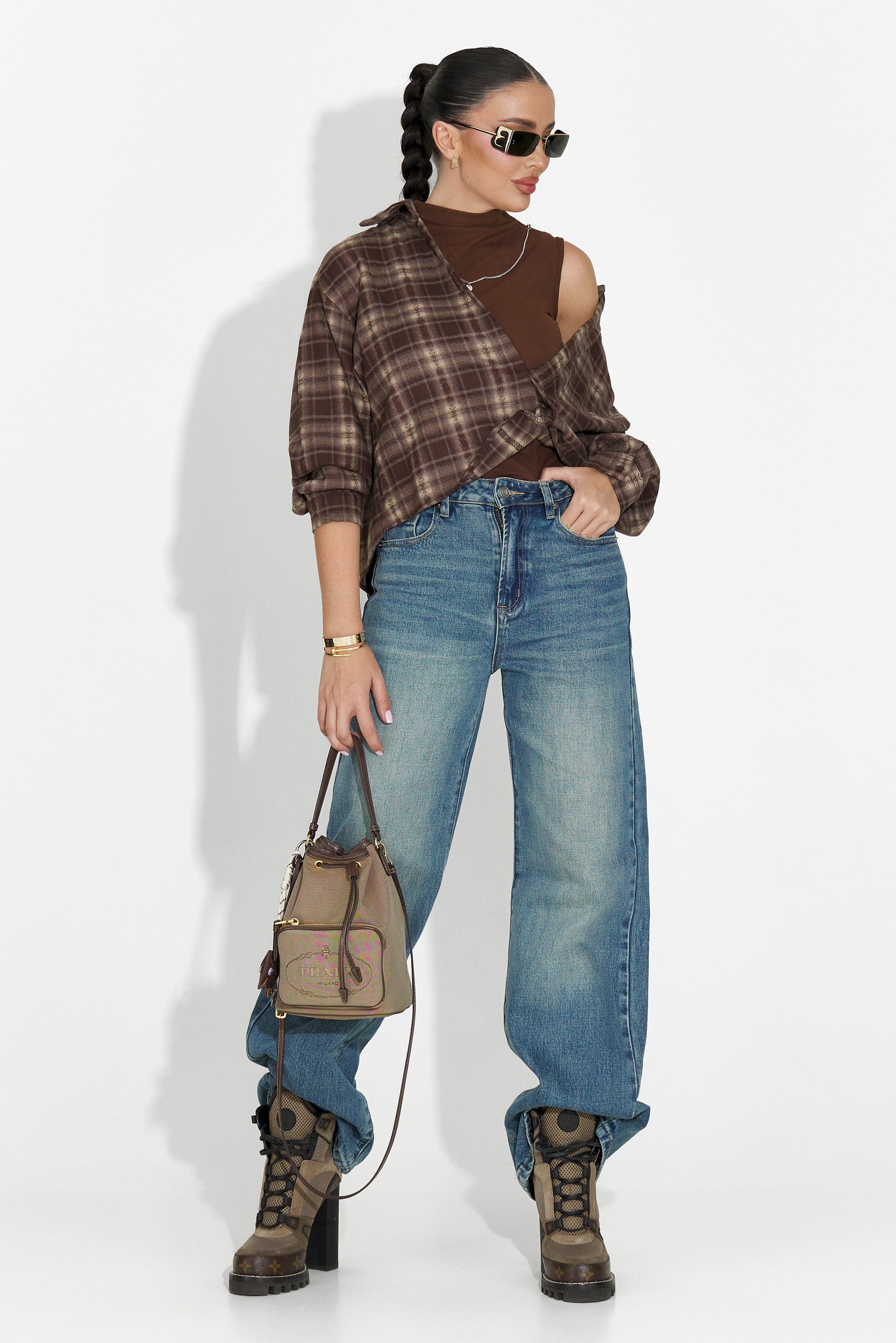 Niebieskie casualowe dżinsy damskie Veyra Bogas