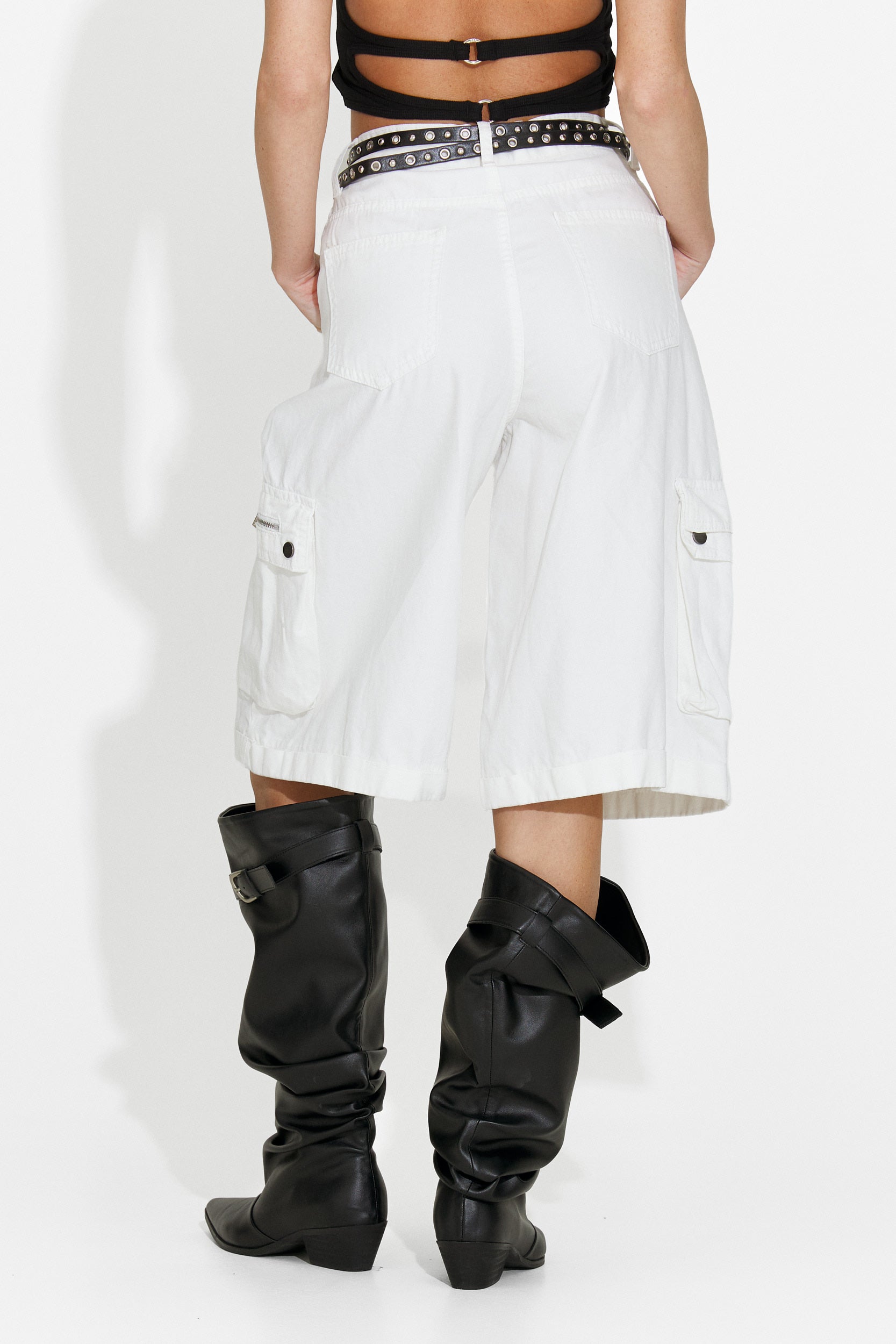 Jeans de mujer casuales blancos Yulanda Bogas