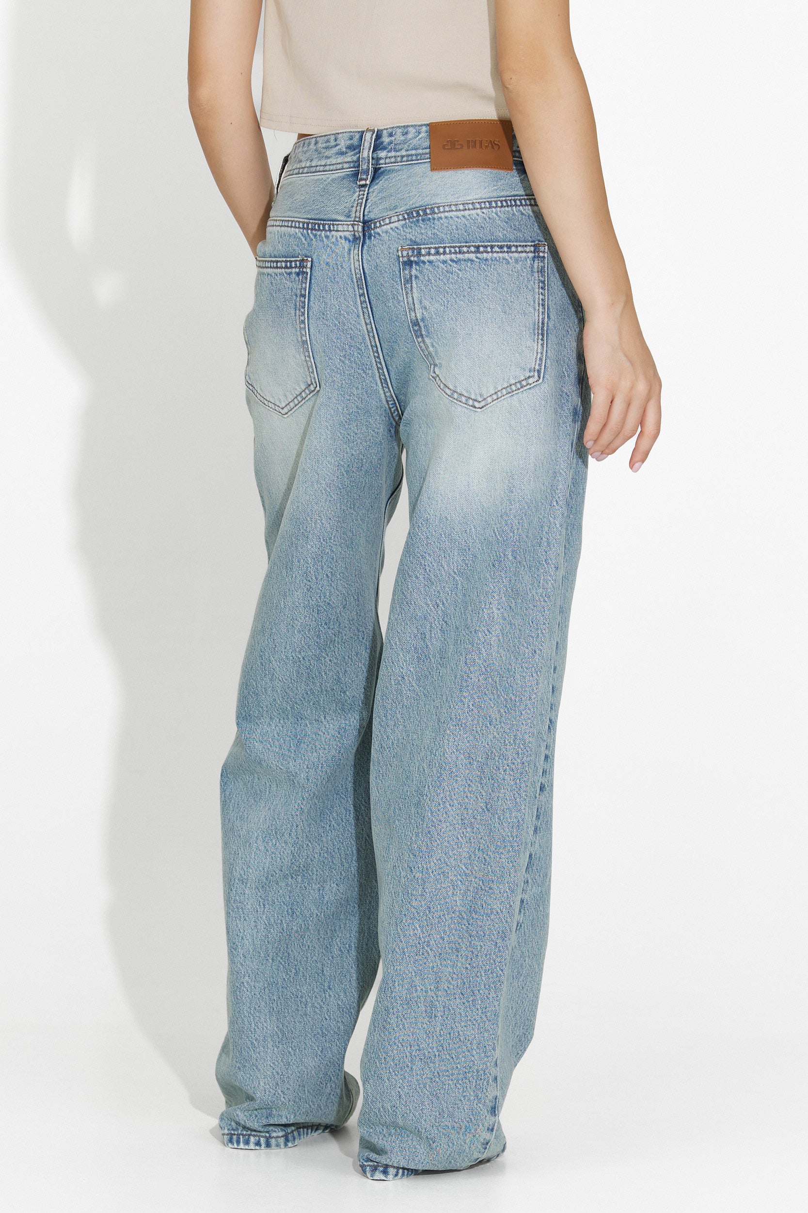 Γυναικείο casual τζιν μπλε Luma Bogas