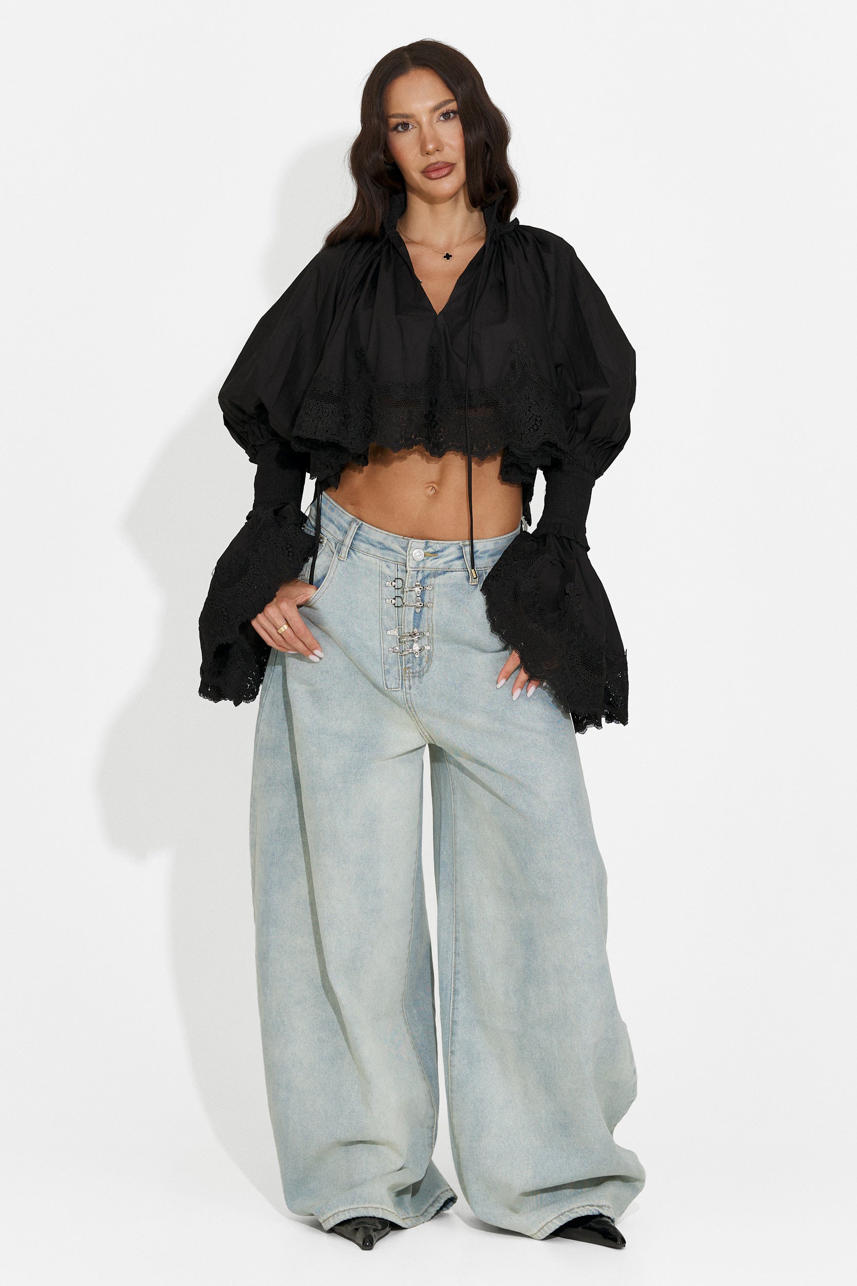 Jeans casuales azul claro para mujer Valiama Bogas
