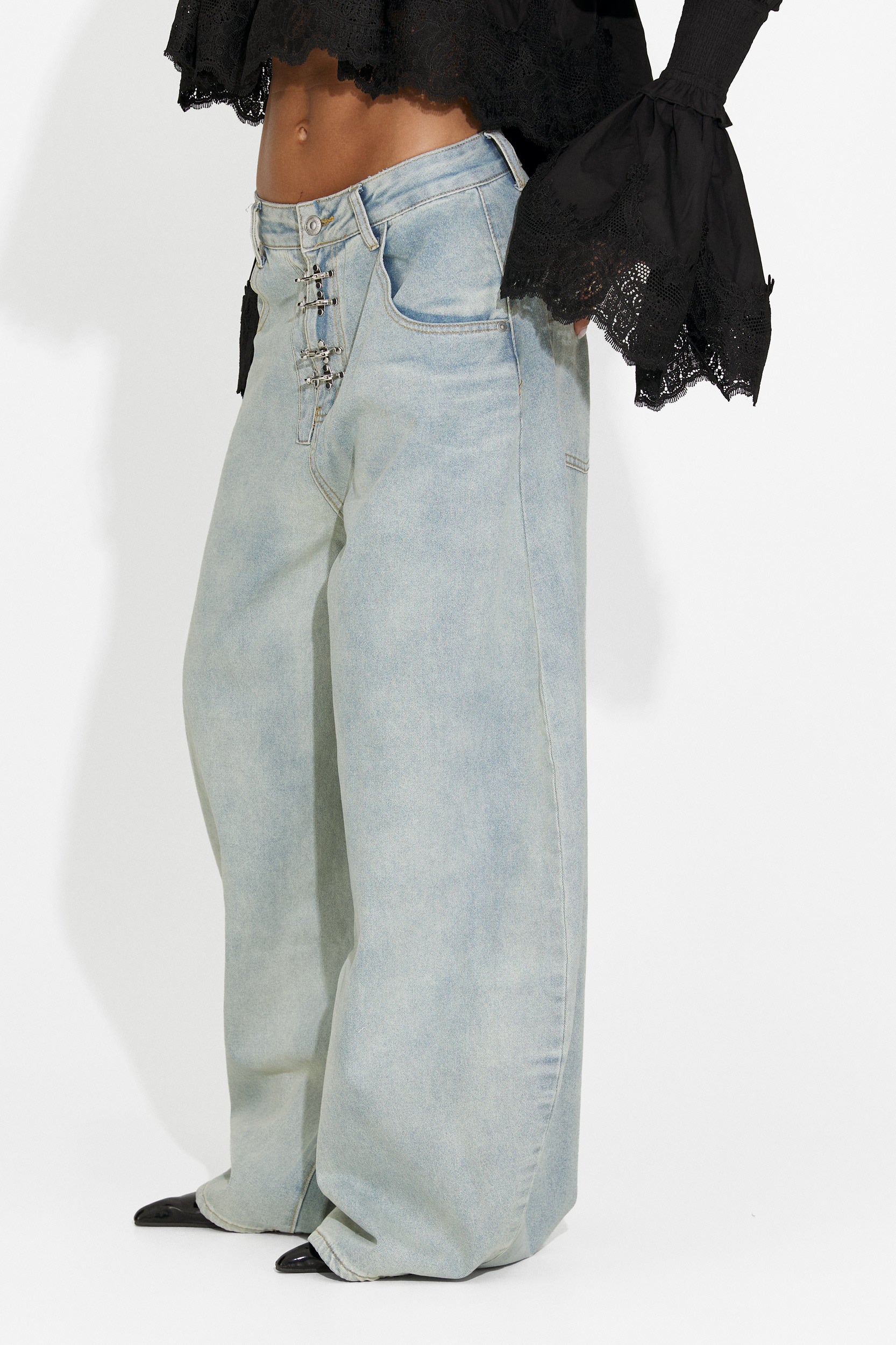 Jeans casuales azul claro para mujer Valiama Bogas