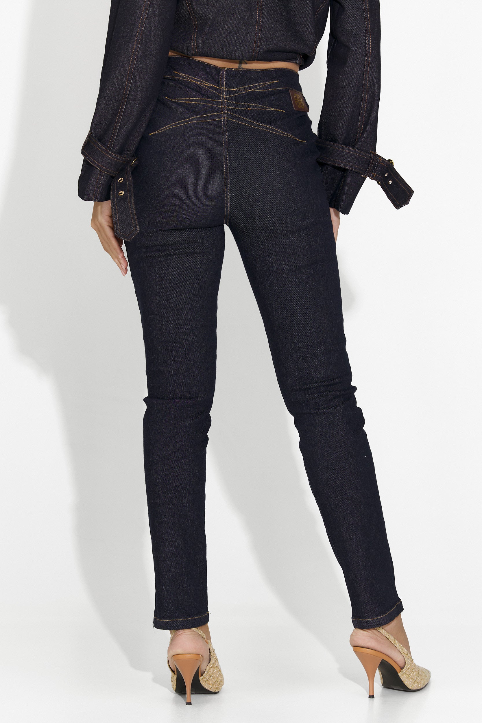 Mörkblå casual damjeans Sirina Bogas