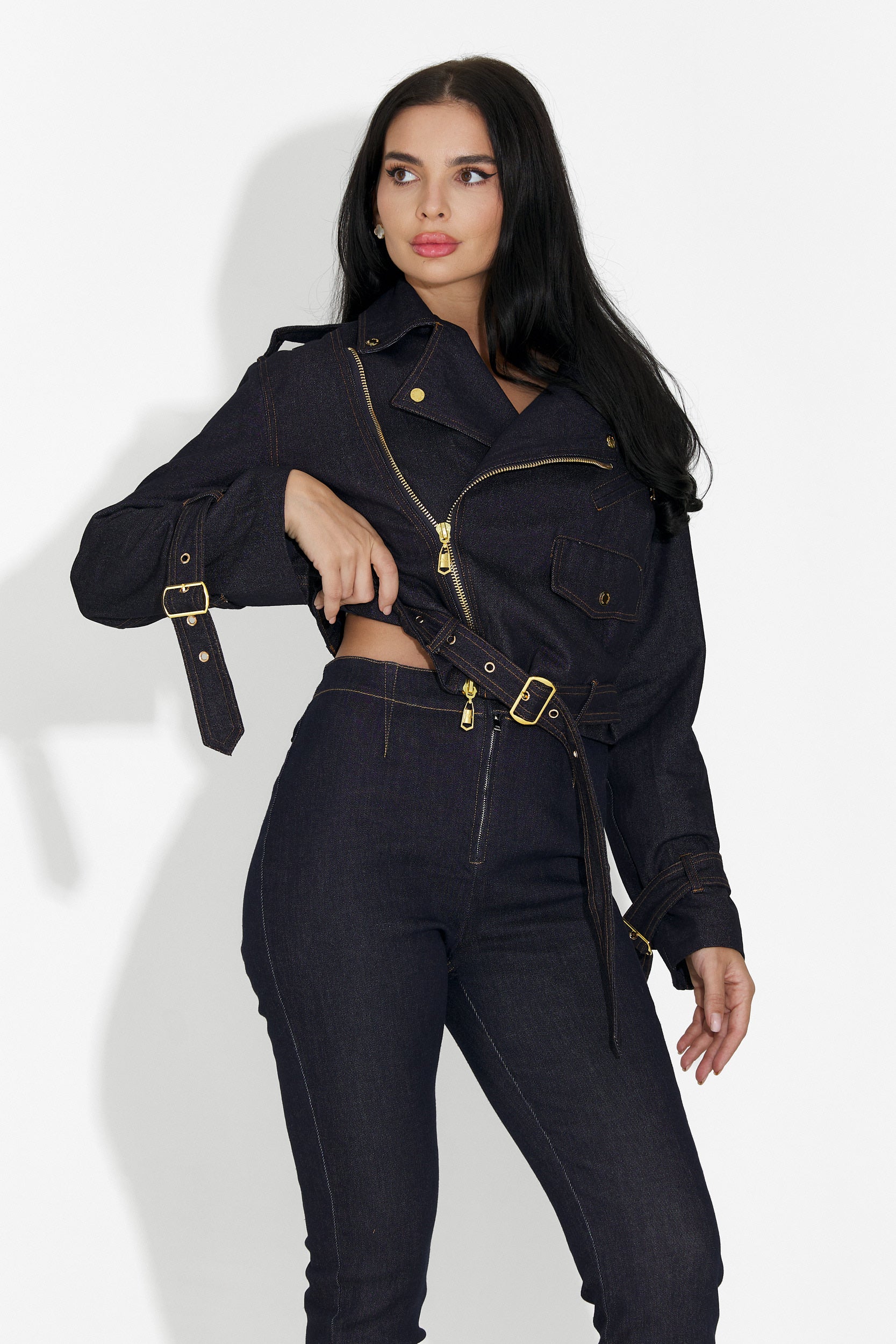 Navy Blue Casual Women's Jeans Sirina Bogas