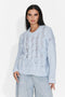 Bluza casual bleu Elsyia Bogas