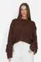Bluza casual maro Doleavia Bogas