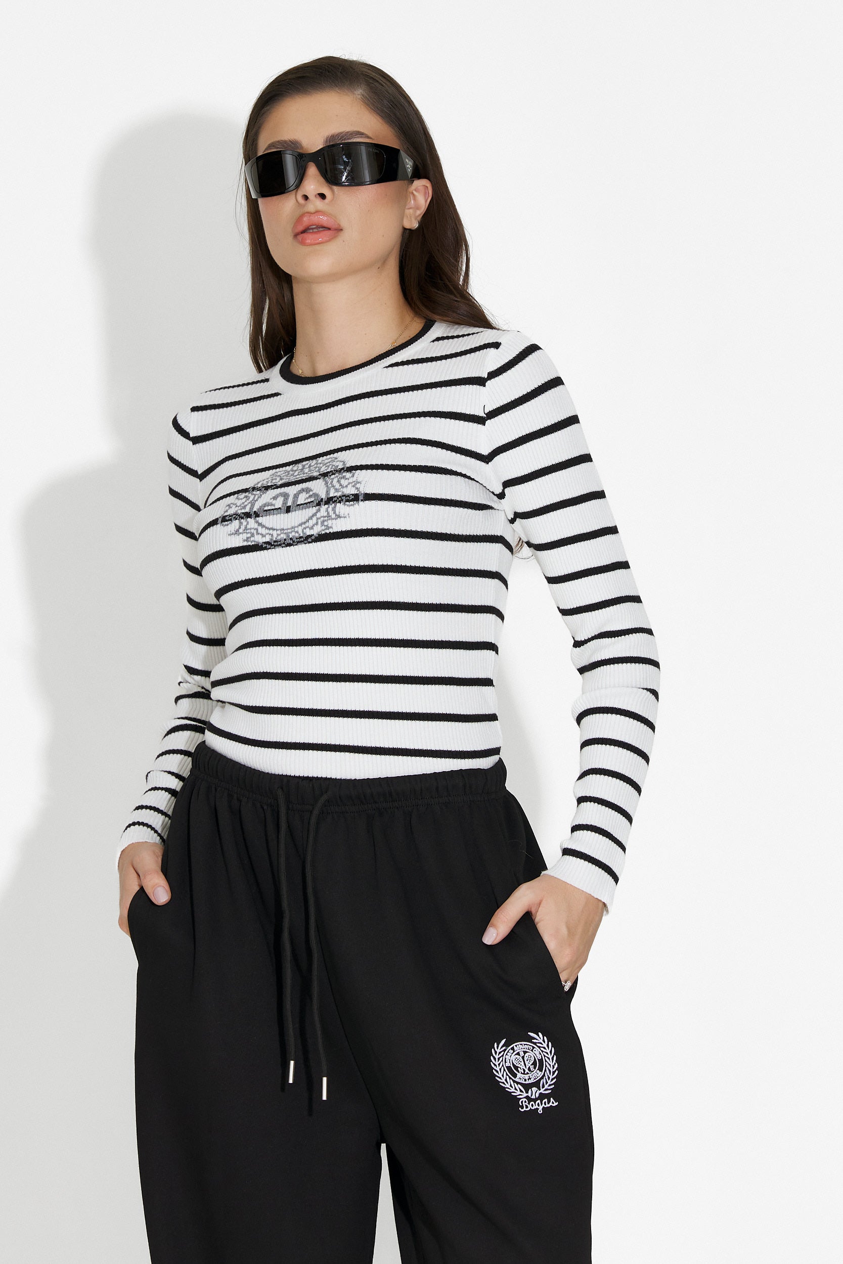 Bluza damska casual biała Yoana Bogas