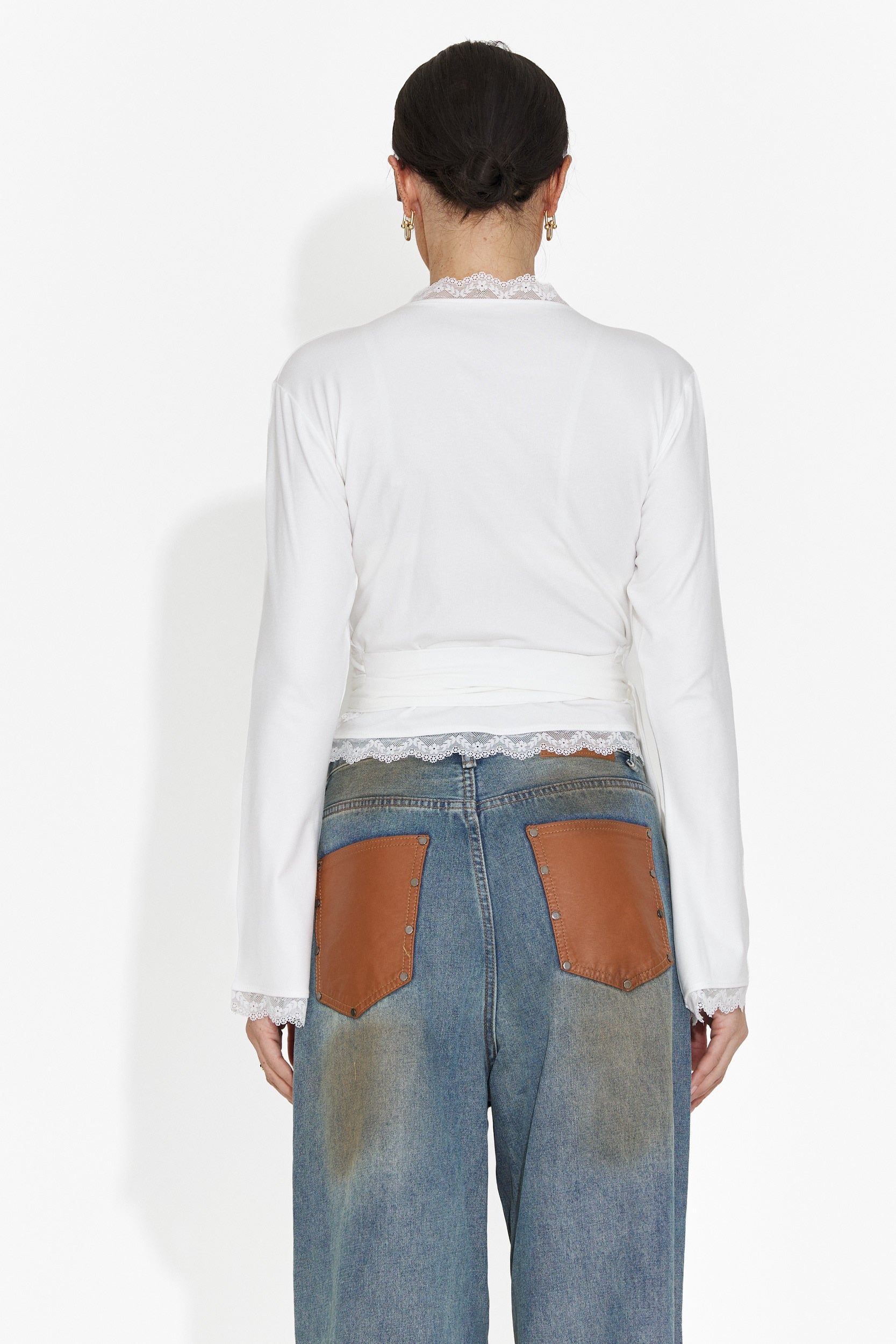 White Casual Women's Blouse Zaneta Bogas