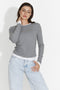 Kayas Bogas Casual Grey Ladies Blouse
