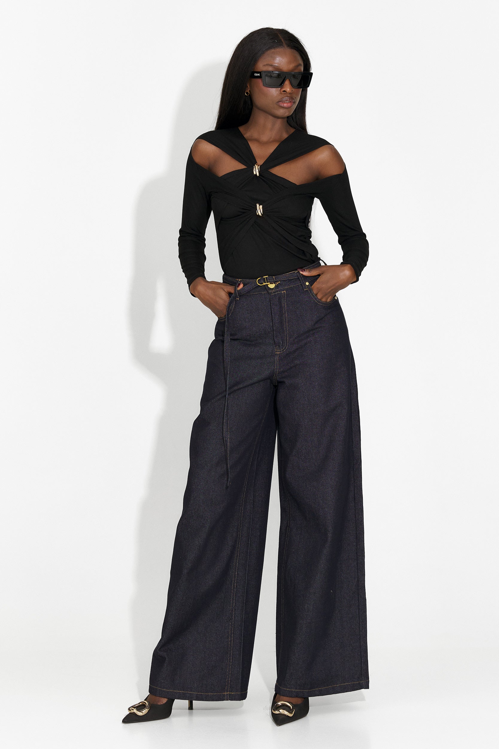 Bluza damska casual czarna Favira Bogas