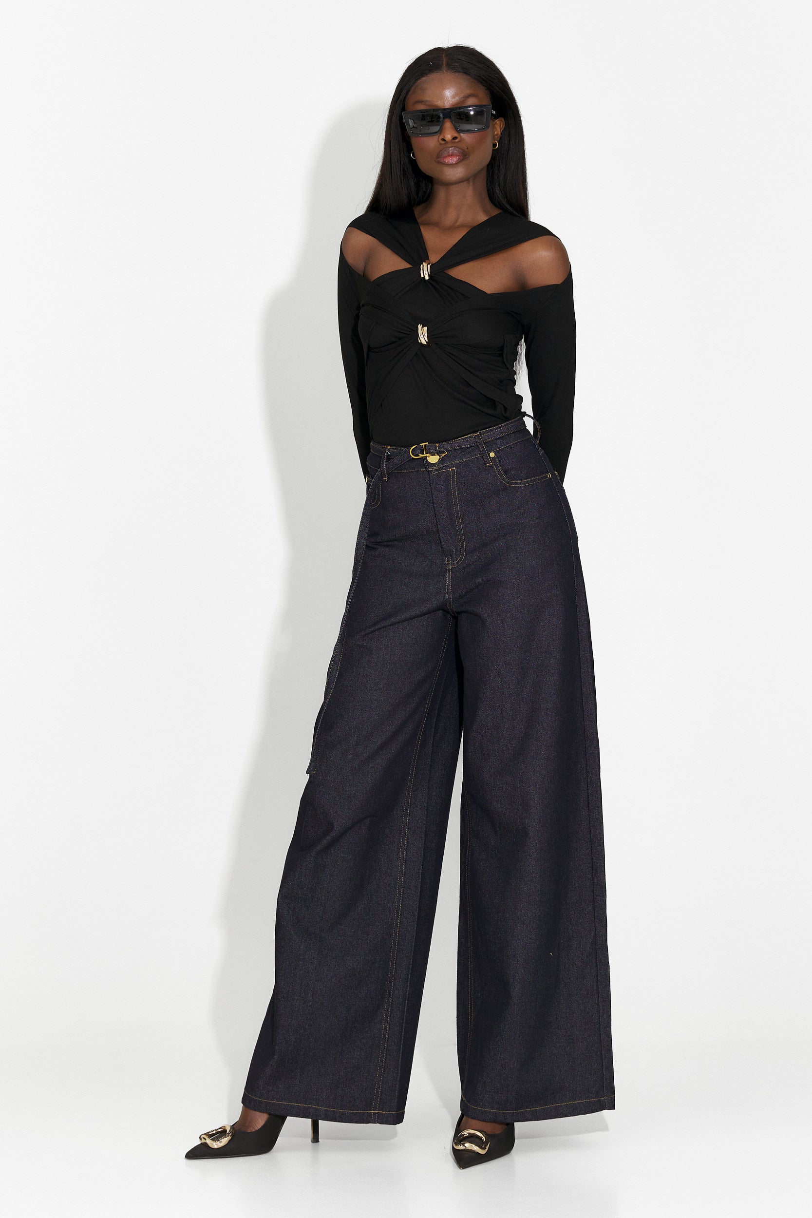 Bluza damska casual czarna Favira Bogas