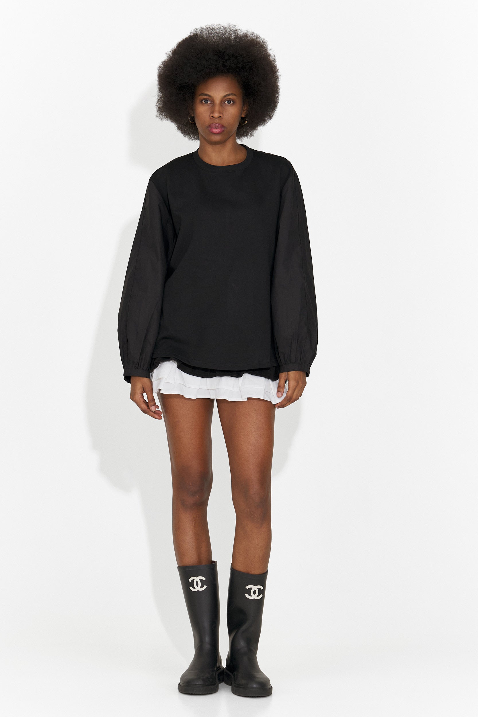 Sheiva Bogas Black Casual Women's Blouse