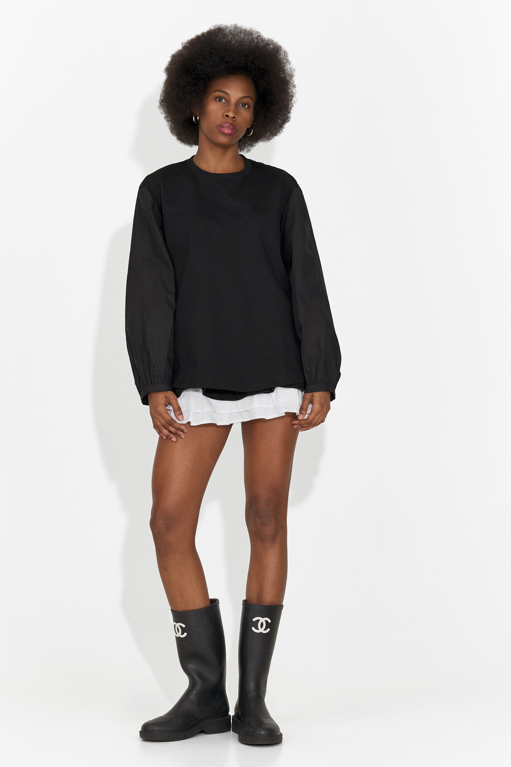 Sheiva Bogas Black Casual Women's Blouse