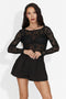 Elegant svart damblus Darolia Bogas