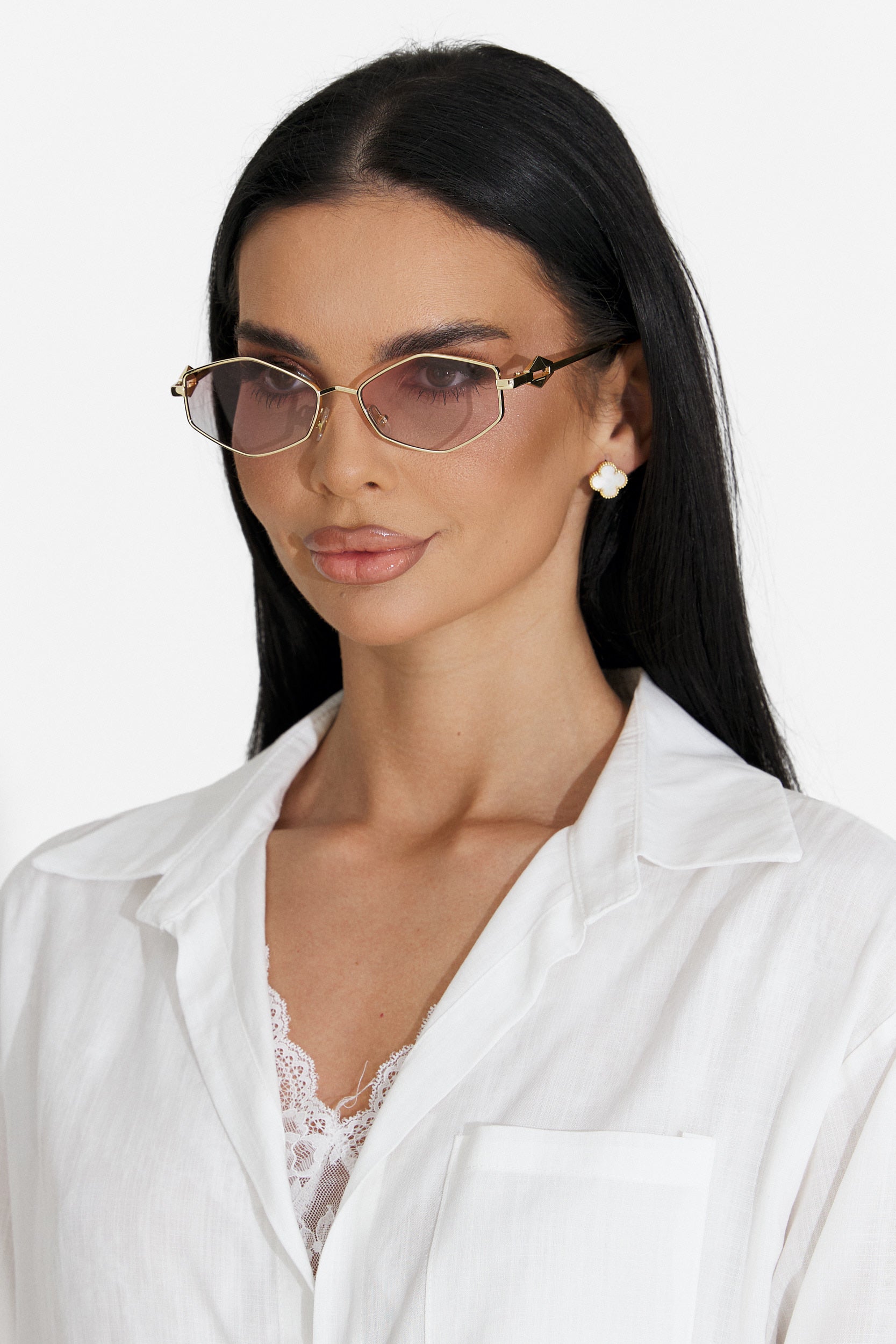 Ochelari dama de soare roz Calder Bogas