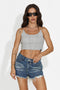 Top casual gris para mujer Vendora Bogas