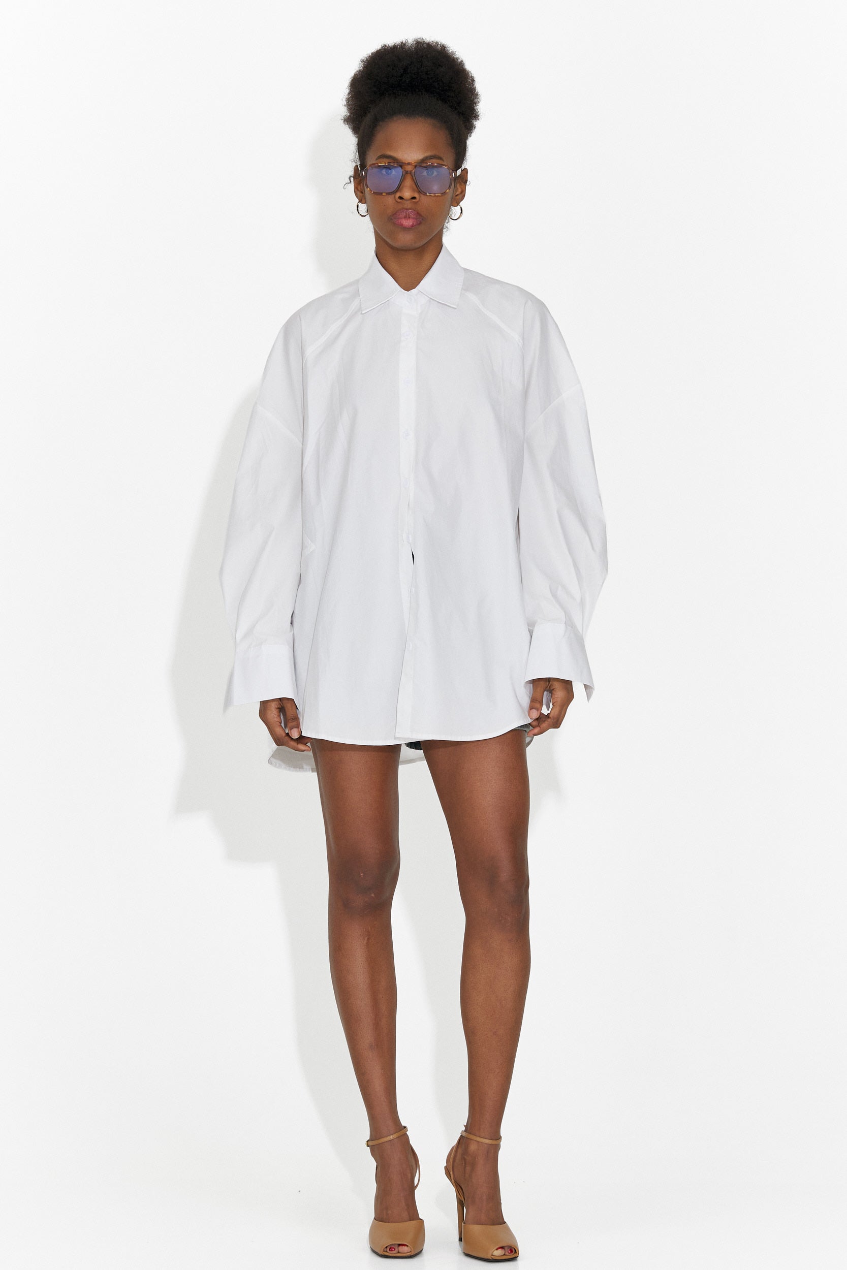 Abrienda Bogas Casualna Bijela Ženska Košulja