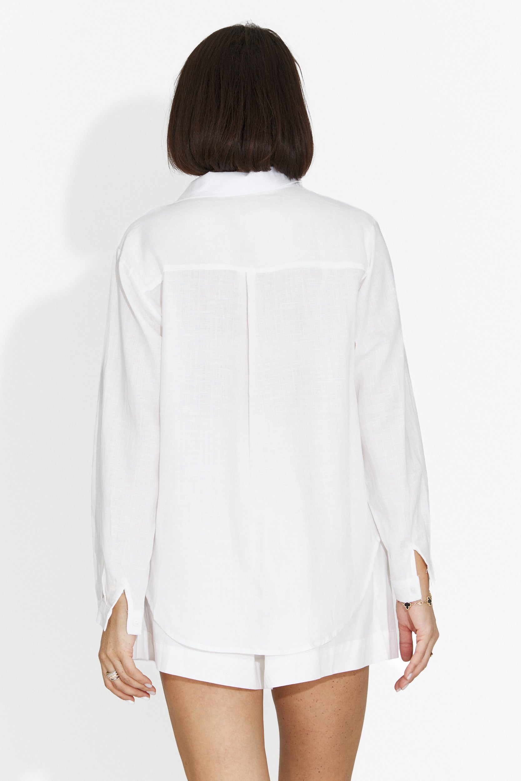 Camasa dama casual alba Calay Bogas