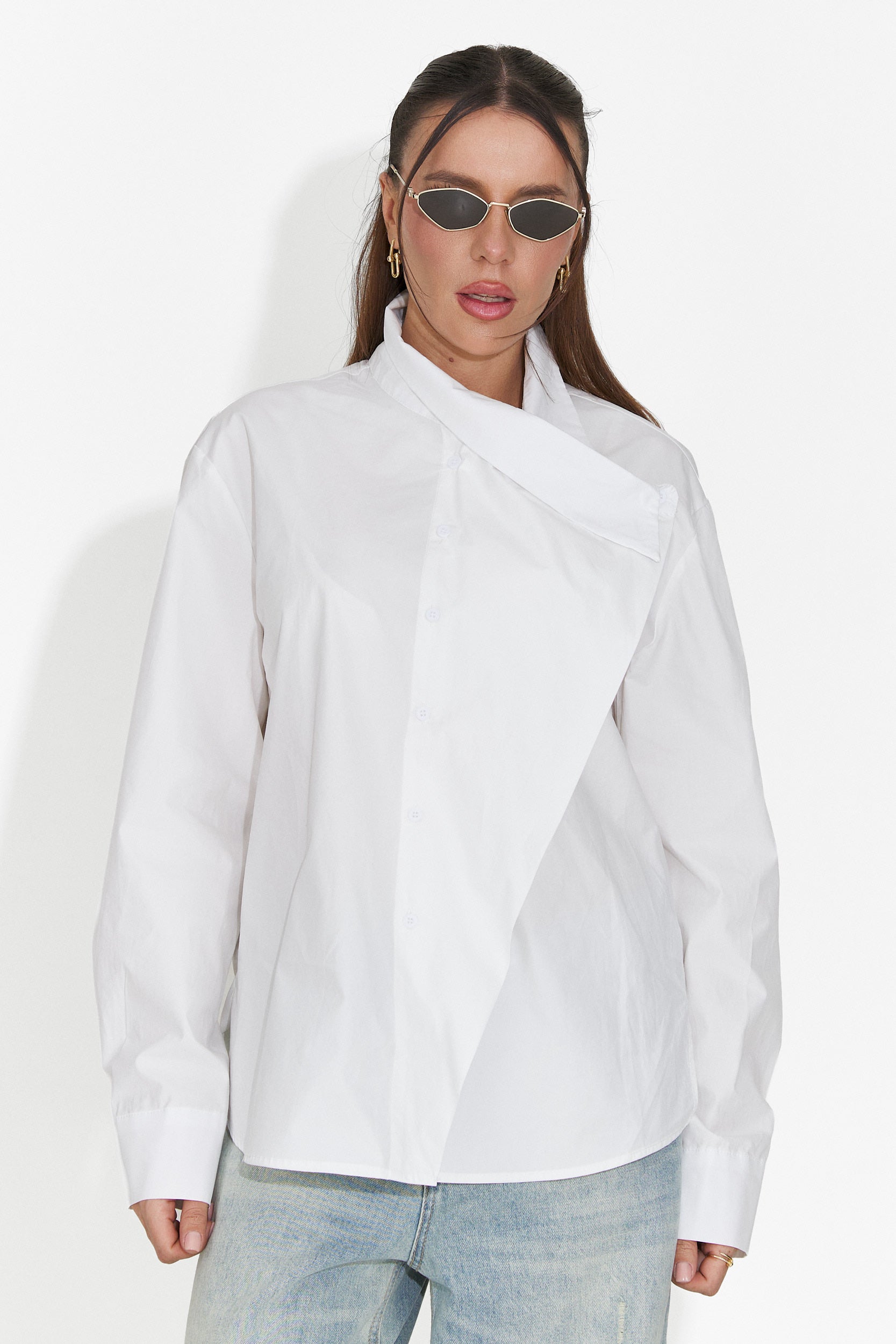 Chemise femme décontractée blanche Edinea Bogas