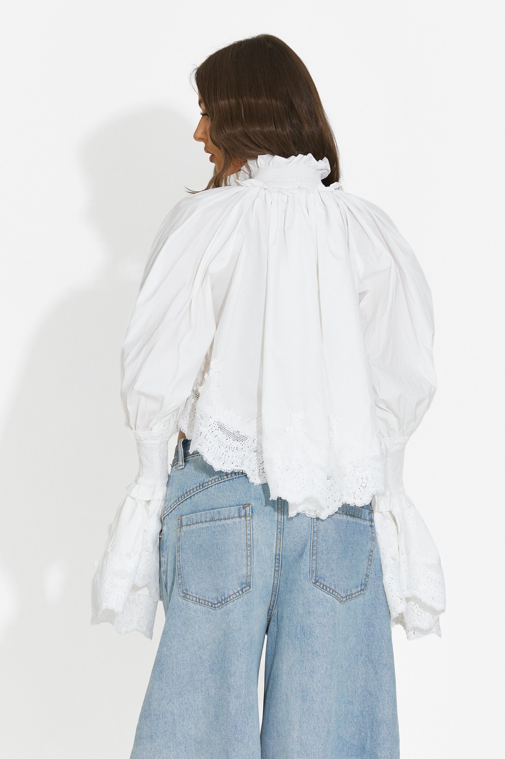 Women's casual white shirt Etihoma Bogas