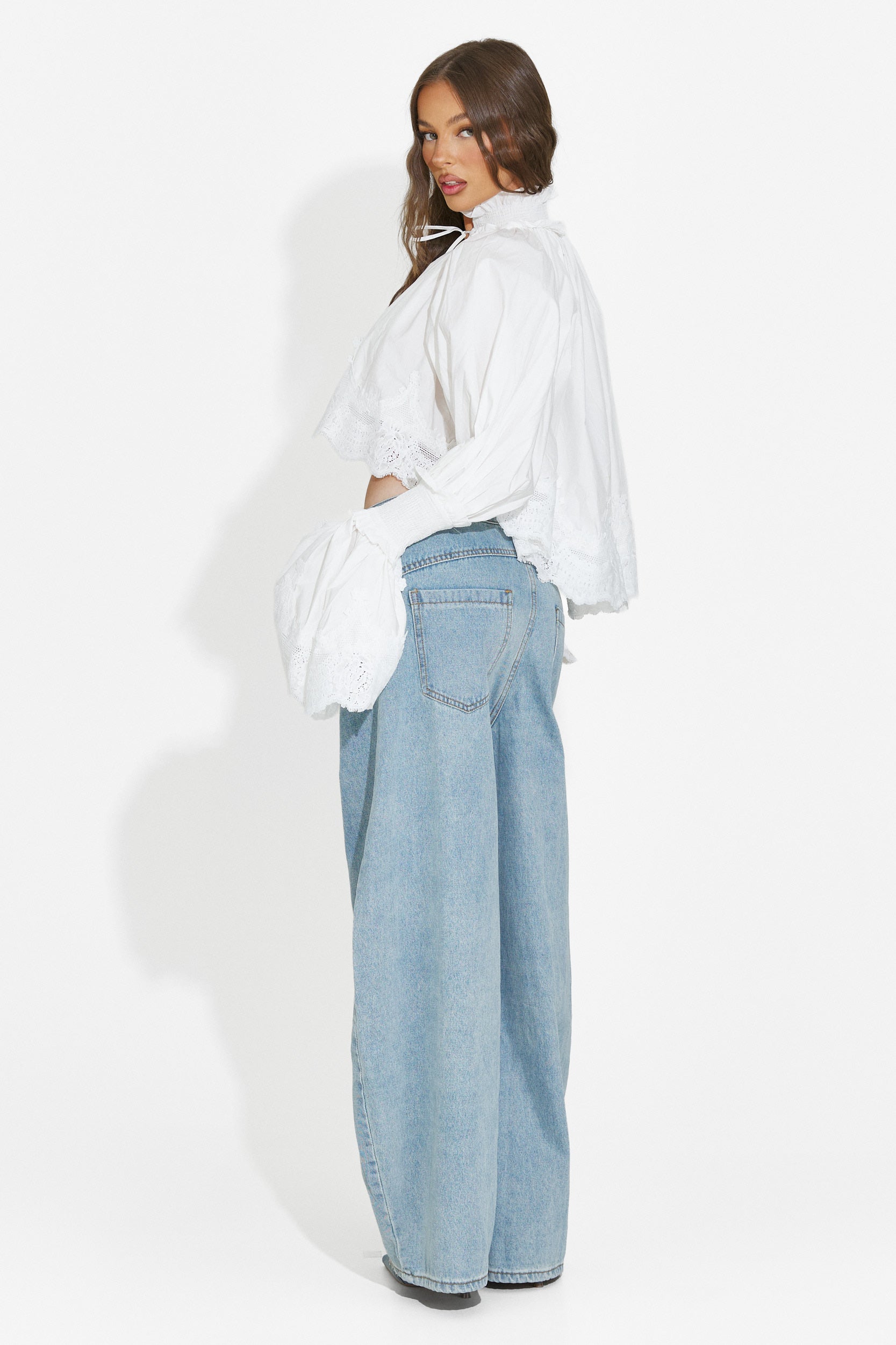 Women's casual white shirt Etihoma Bogas