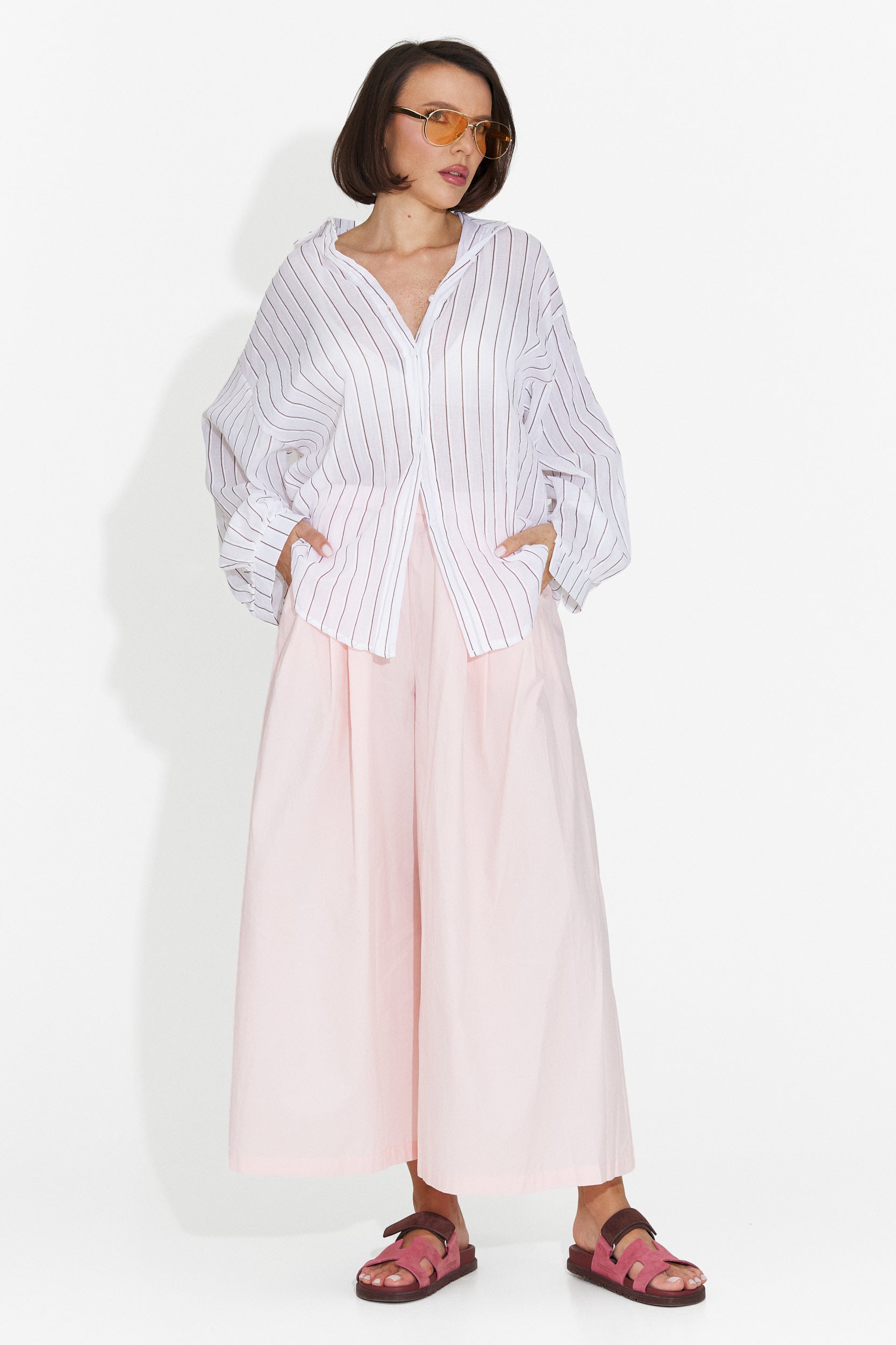 Camasa dama casual alba Fenday Bogas