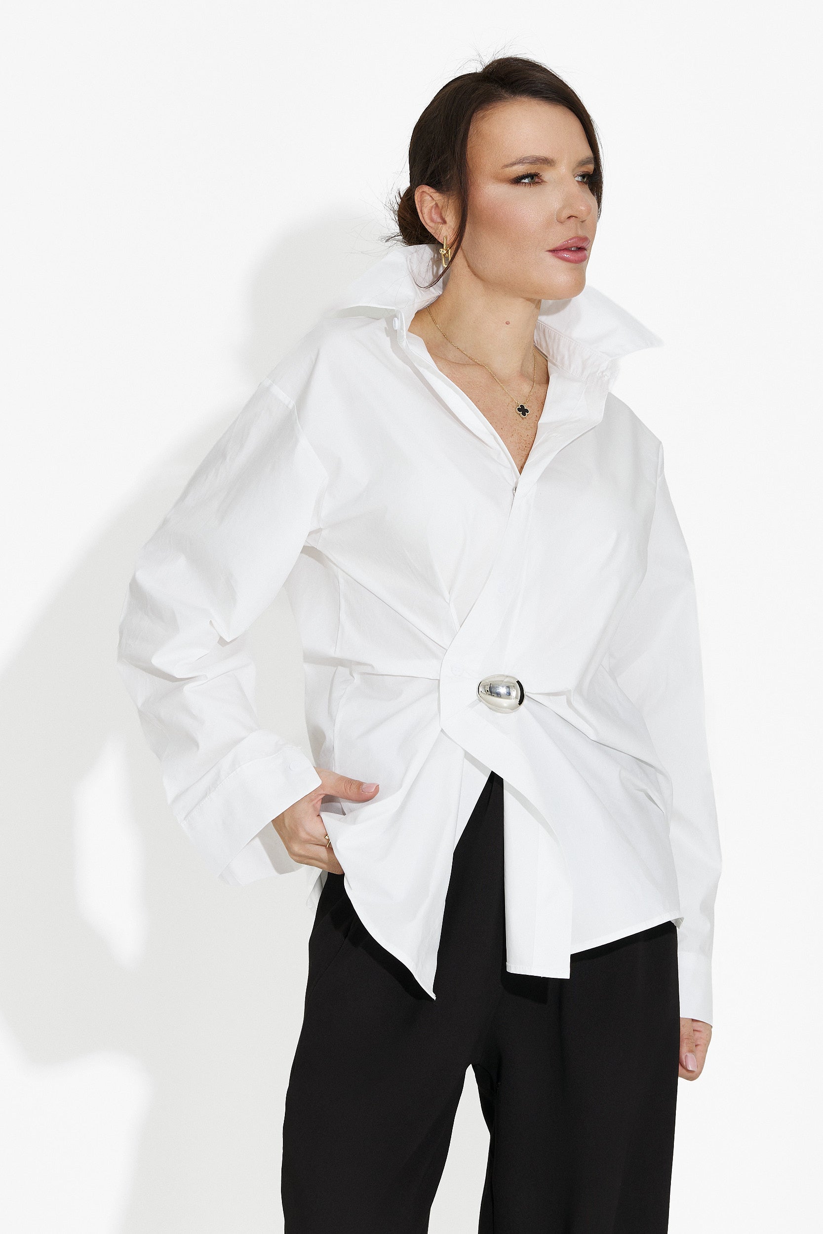Chemise femme décontractée blanche Melynda Bogas