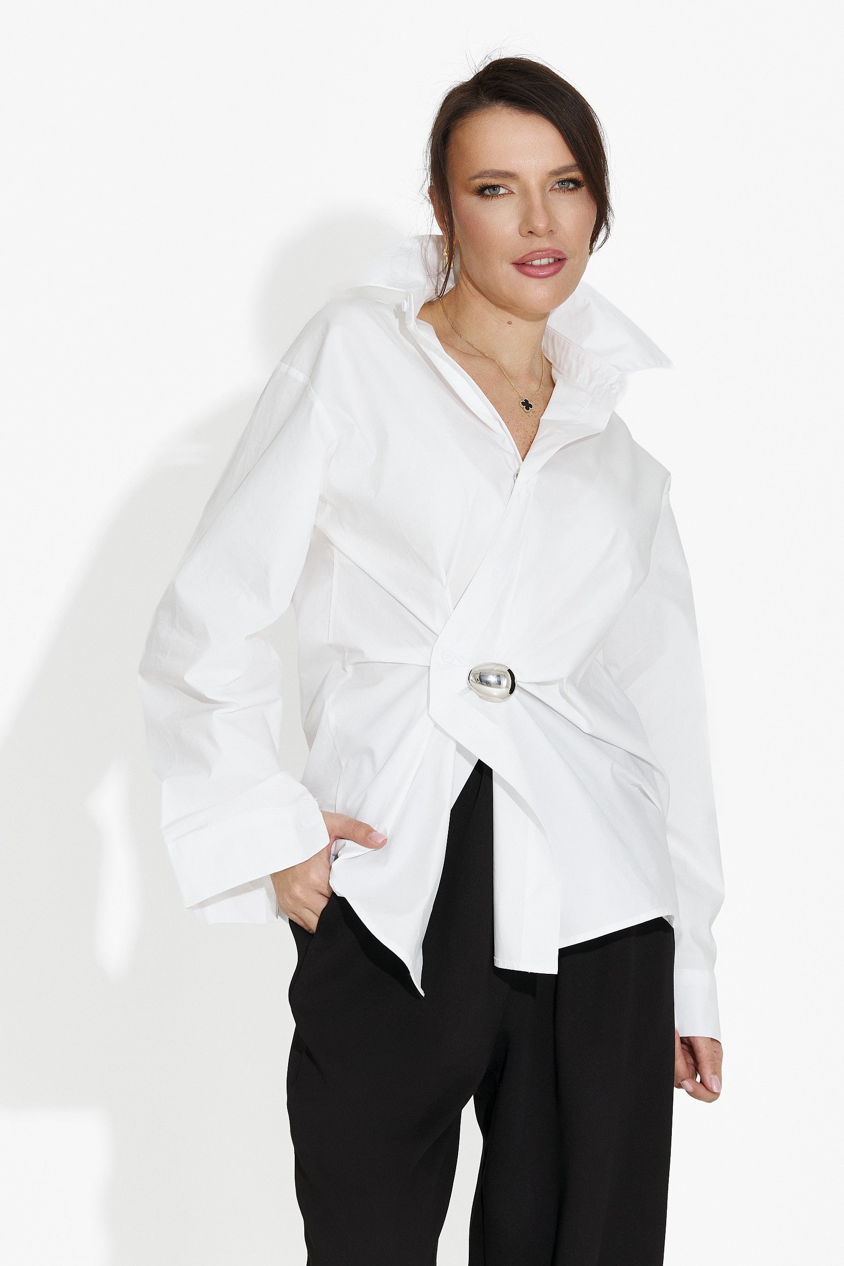 Chemise femme décontractée blanche Melynda Bogas