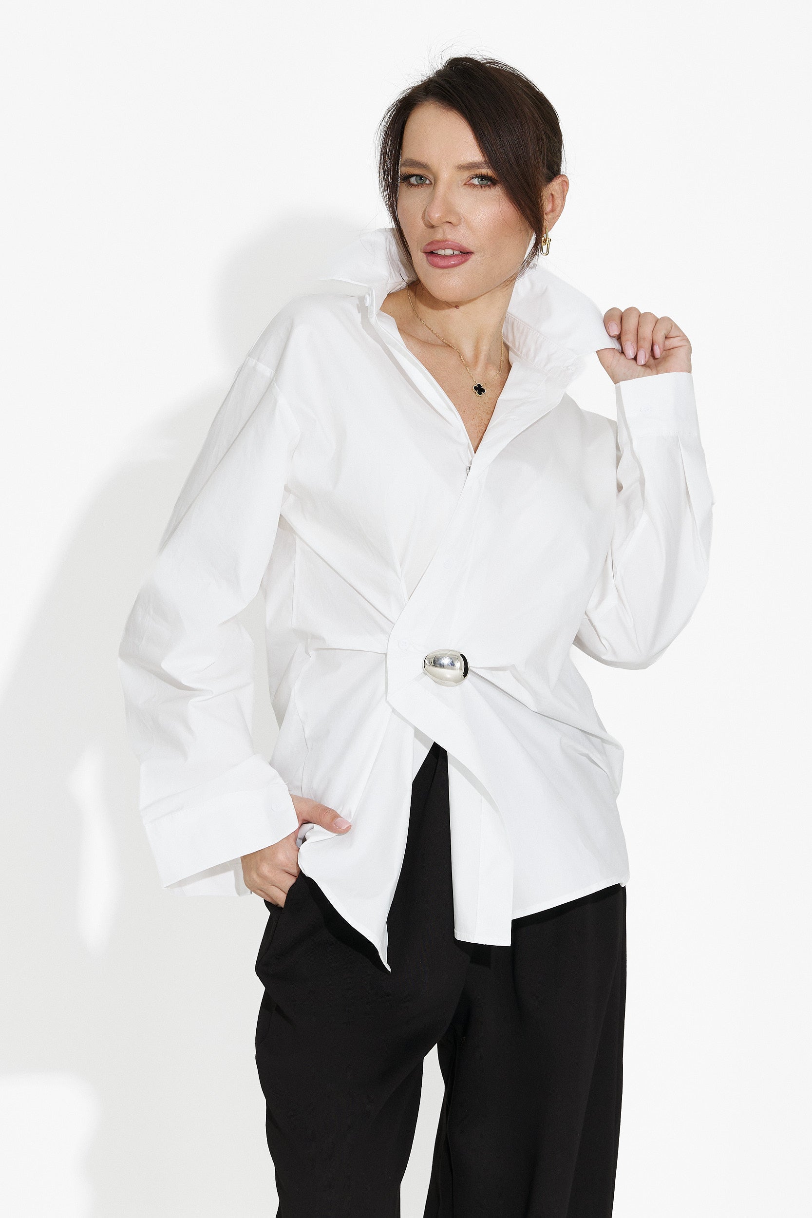 Chemise femme décontractée blanche Melynda Bogas