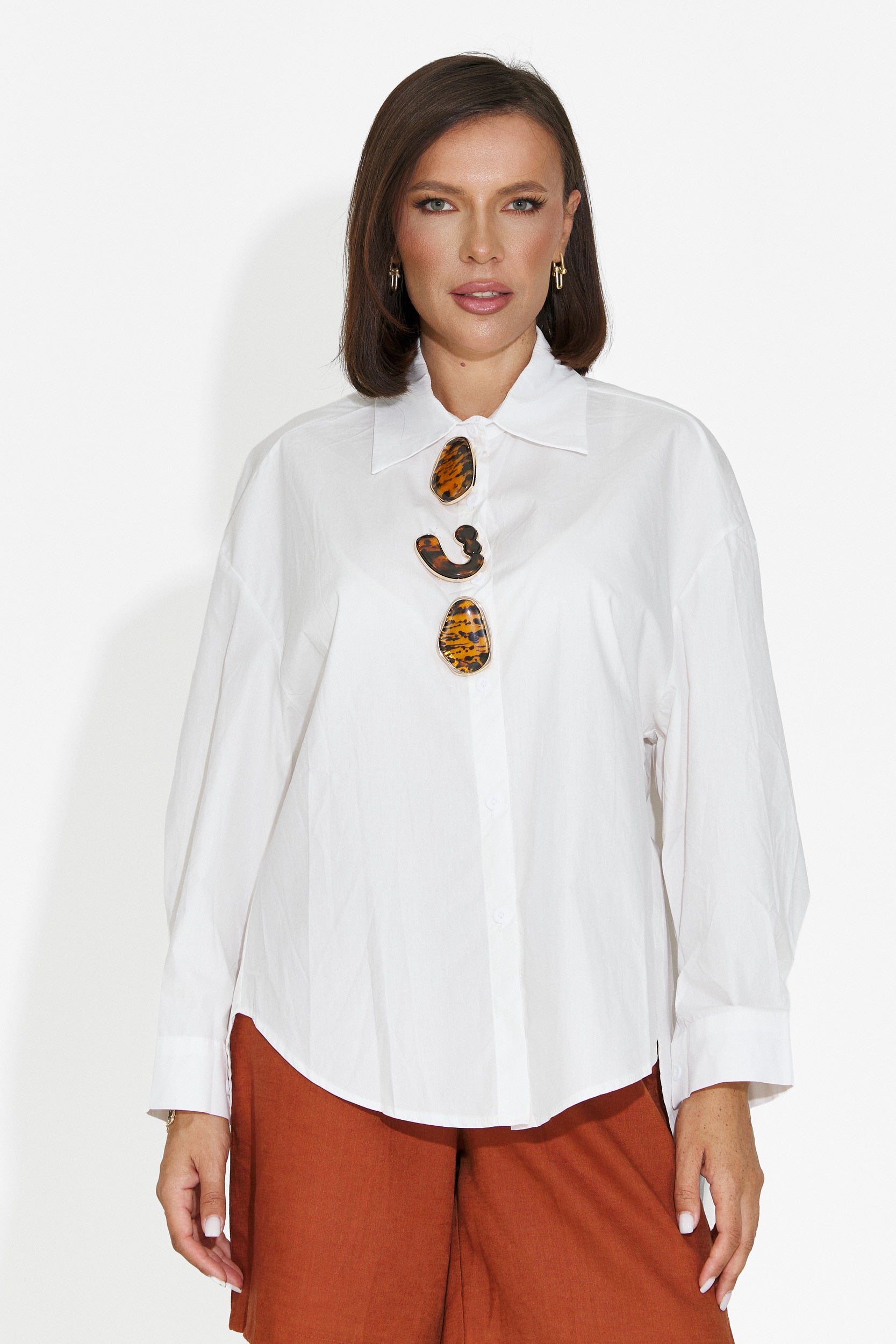 Camisa de mujer casual blanca Procesay Bogas