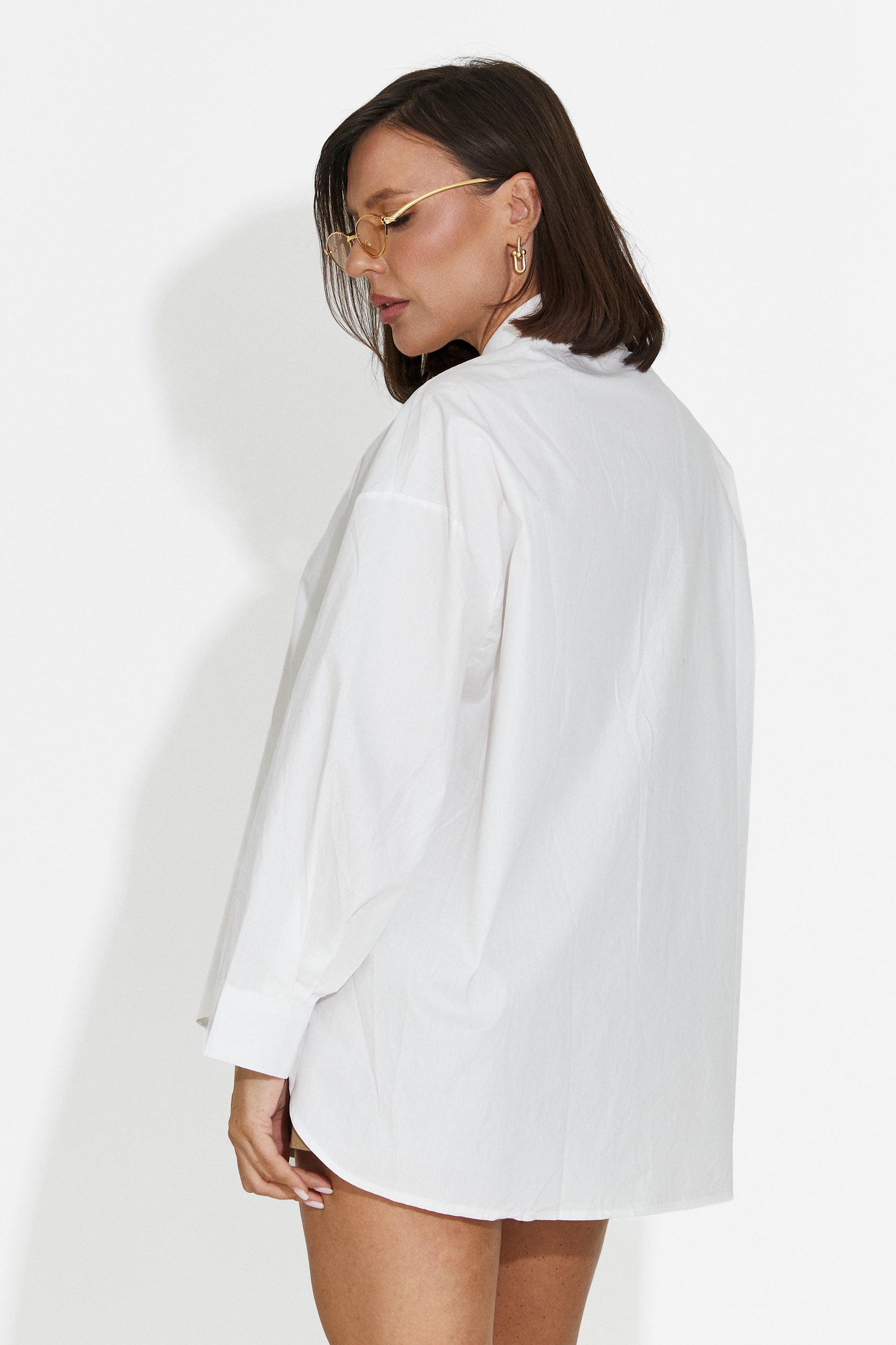 Camisa de mujer casual blanca Trusapy Bogas