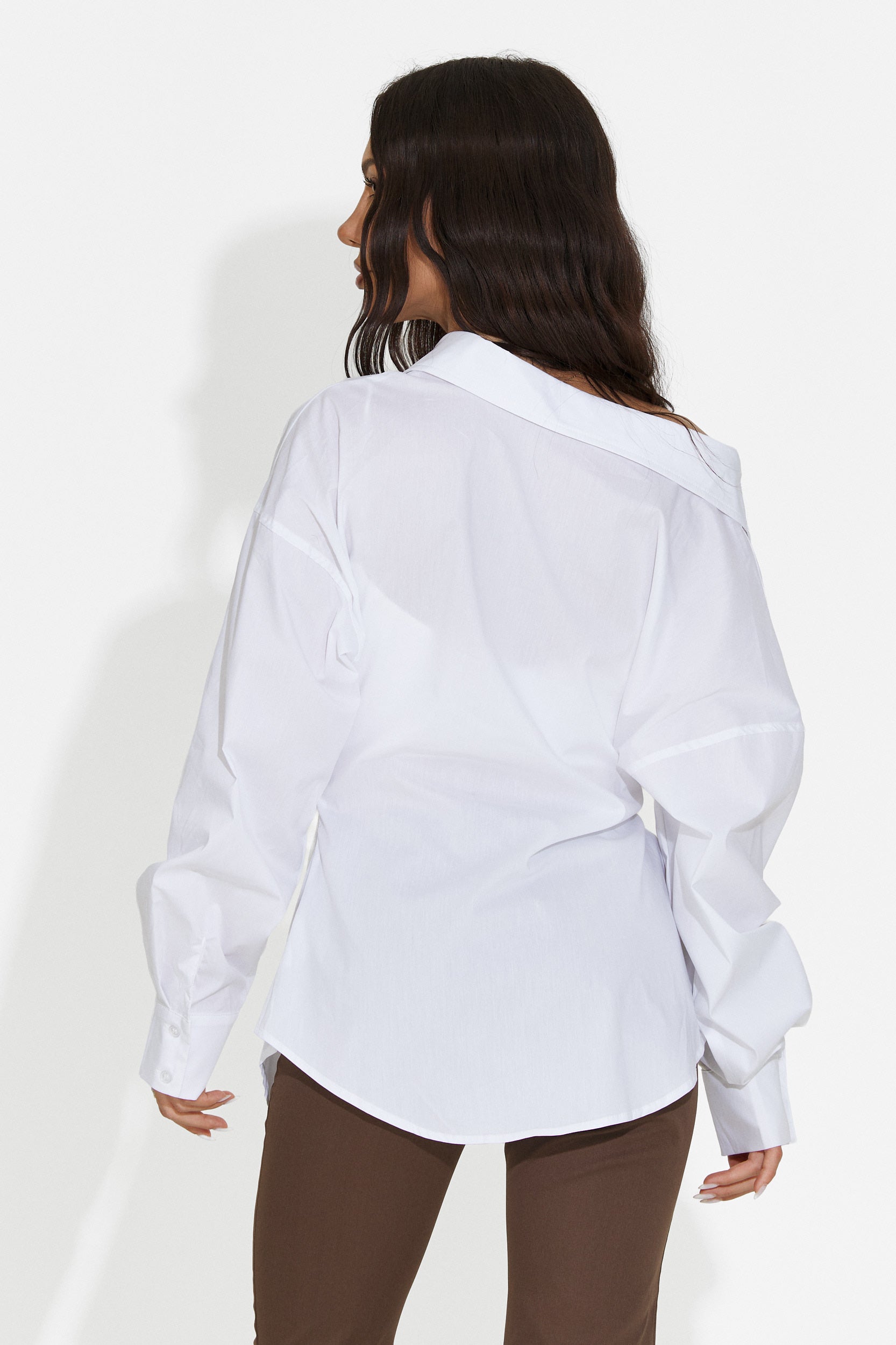 Women's casual white shirt Zunaria Bogas