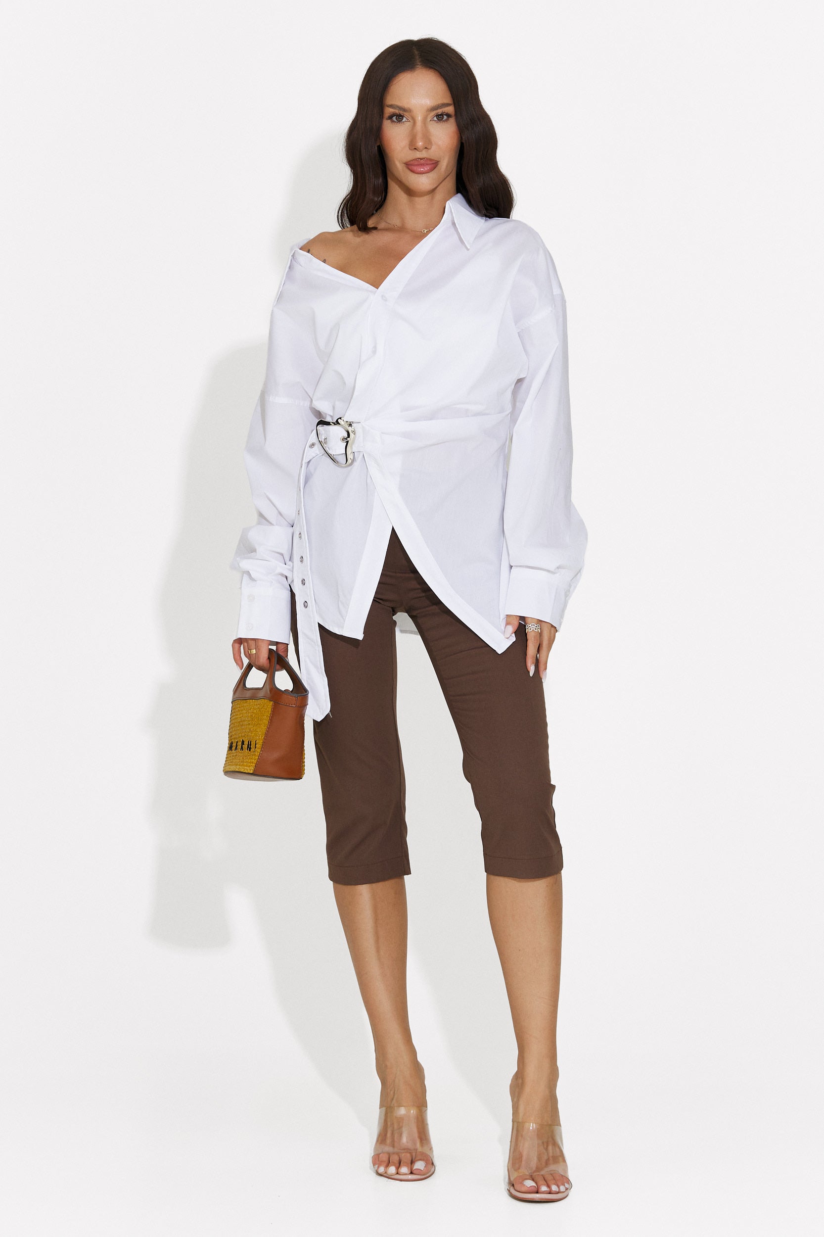 Women's casual white shirt Zunaria Bogas