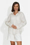 Chemise décontractée beige pour dames Agrilius Bogas
