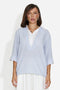 Casual light blue women's shirt Esperia Bogas