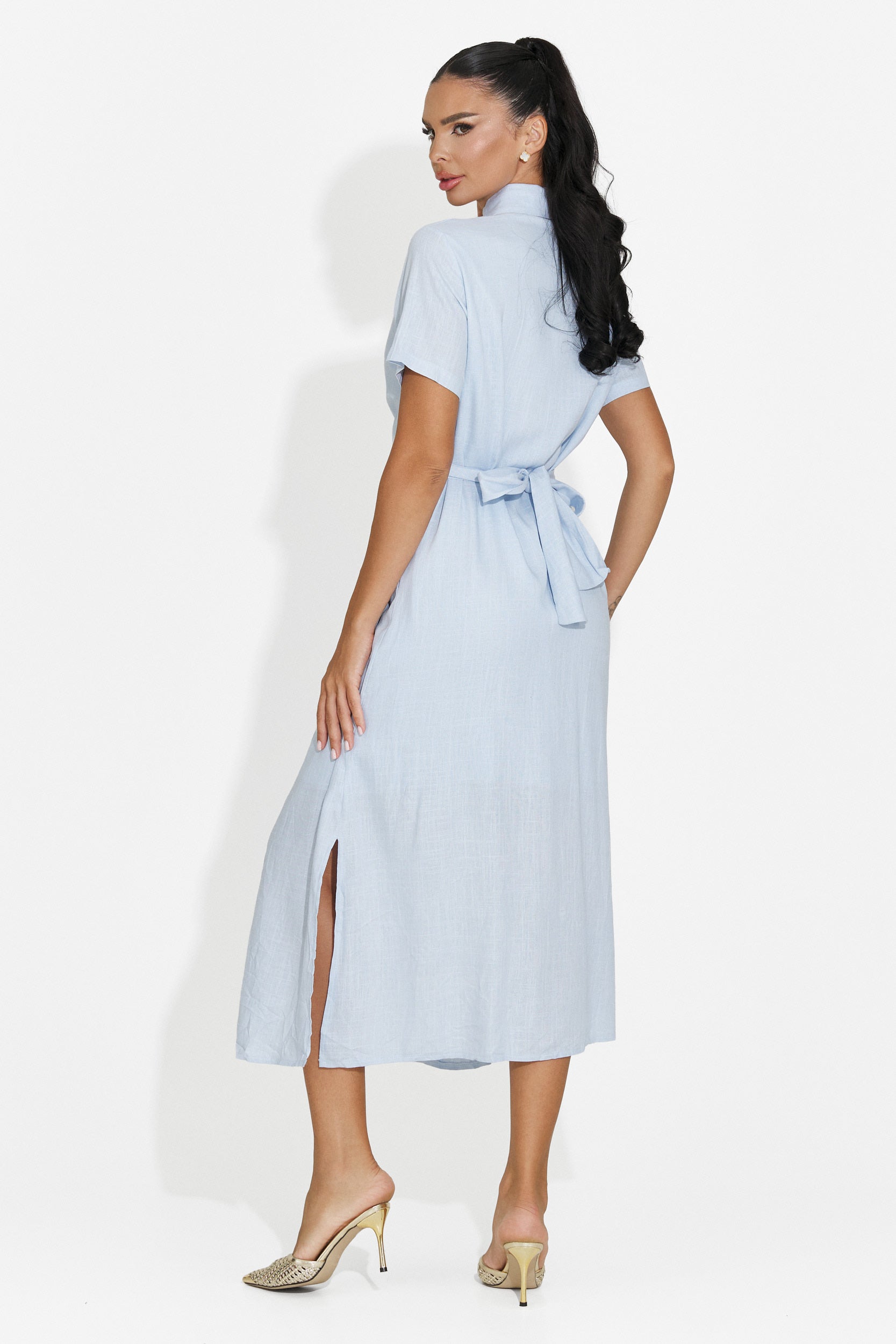 Camisa de mujer casual azul Genoma Bogas