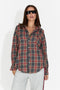 Camisa Casual Borgoña para Mujer de Bogas Import