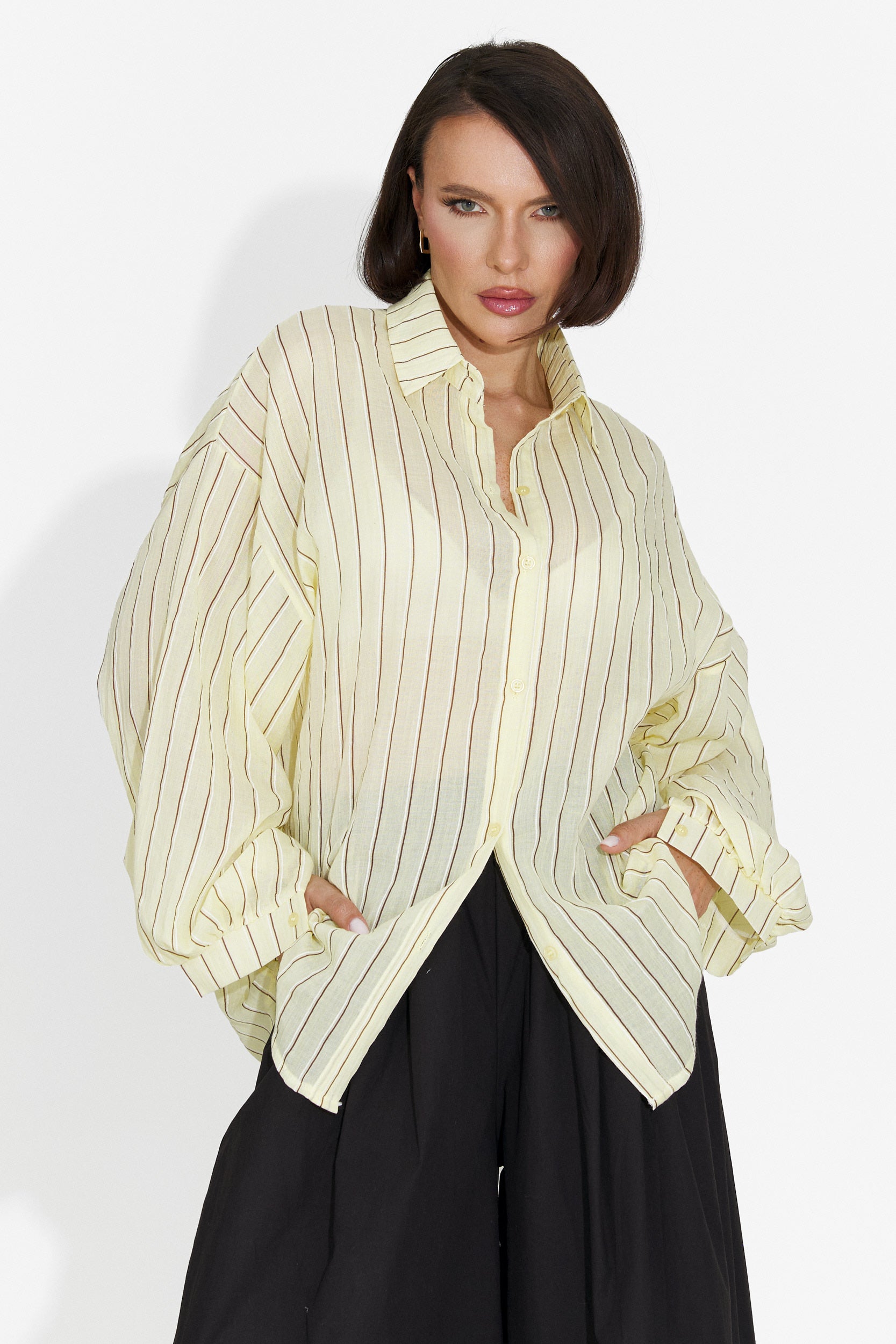 Fenday Bogas Yellow Casual Women's Shirt