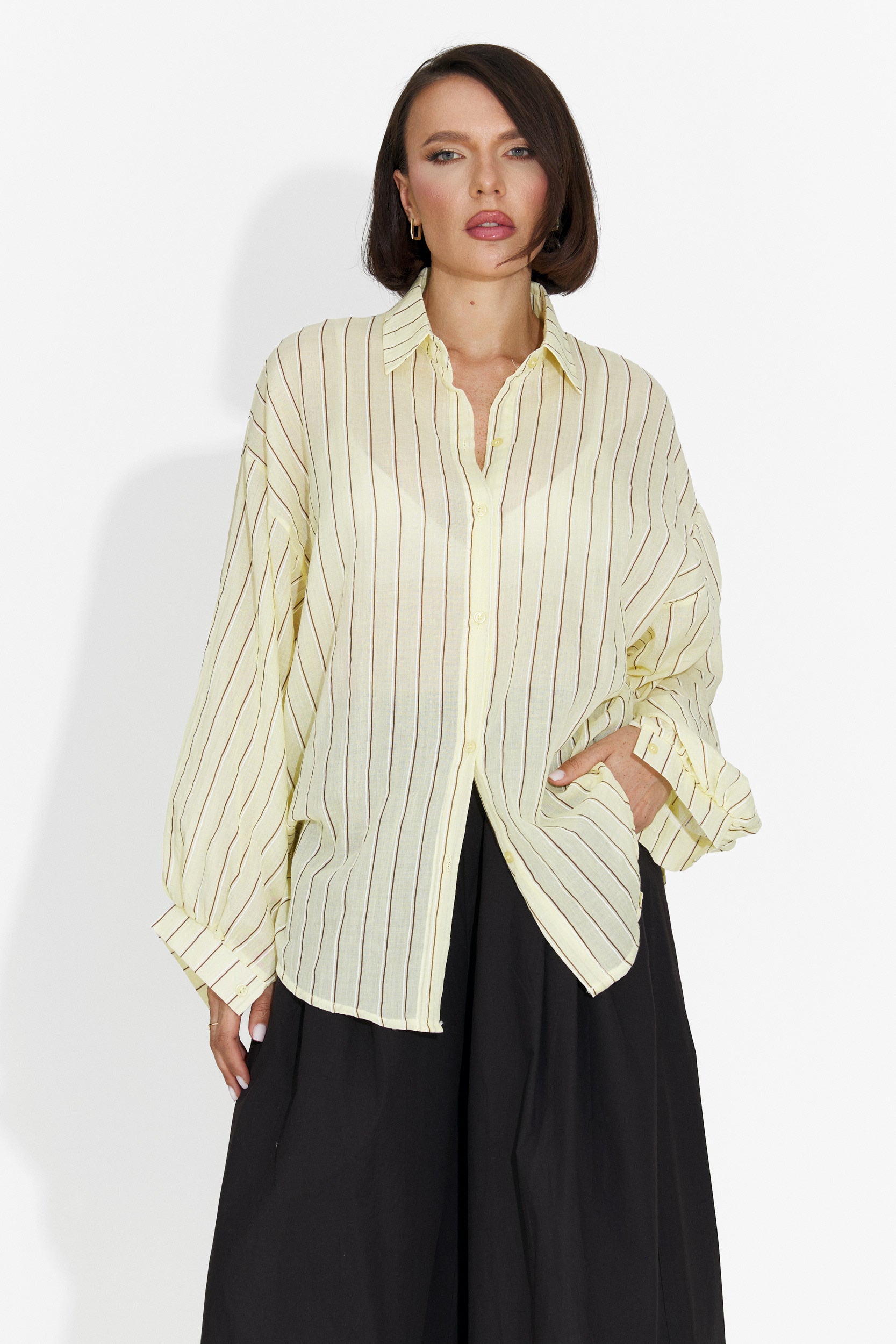 Fenday Bogas Yellow Casual Women's Shirt