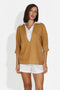 Casual brown women's shirt Esperia Bogas