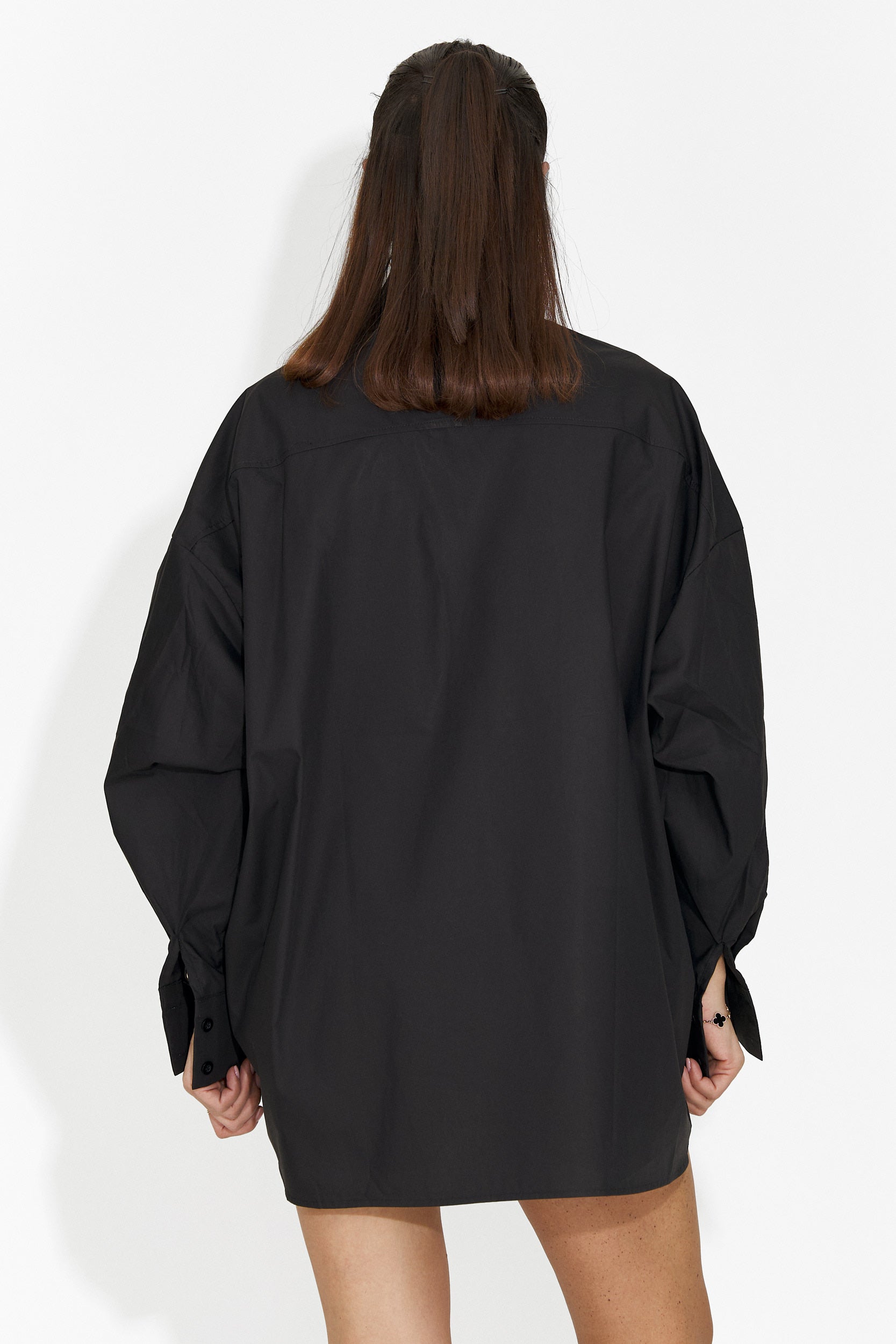 Abrienda Bogas Black Casual Women's Shirt