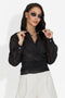 Camasa dama casual neagra Alysum Bogas